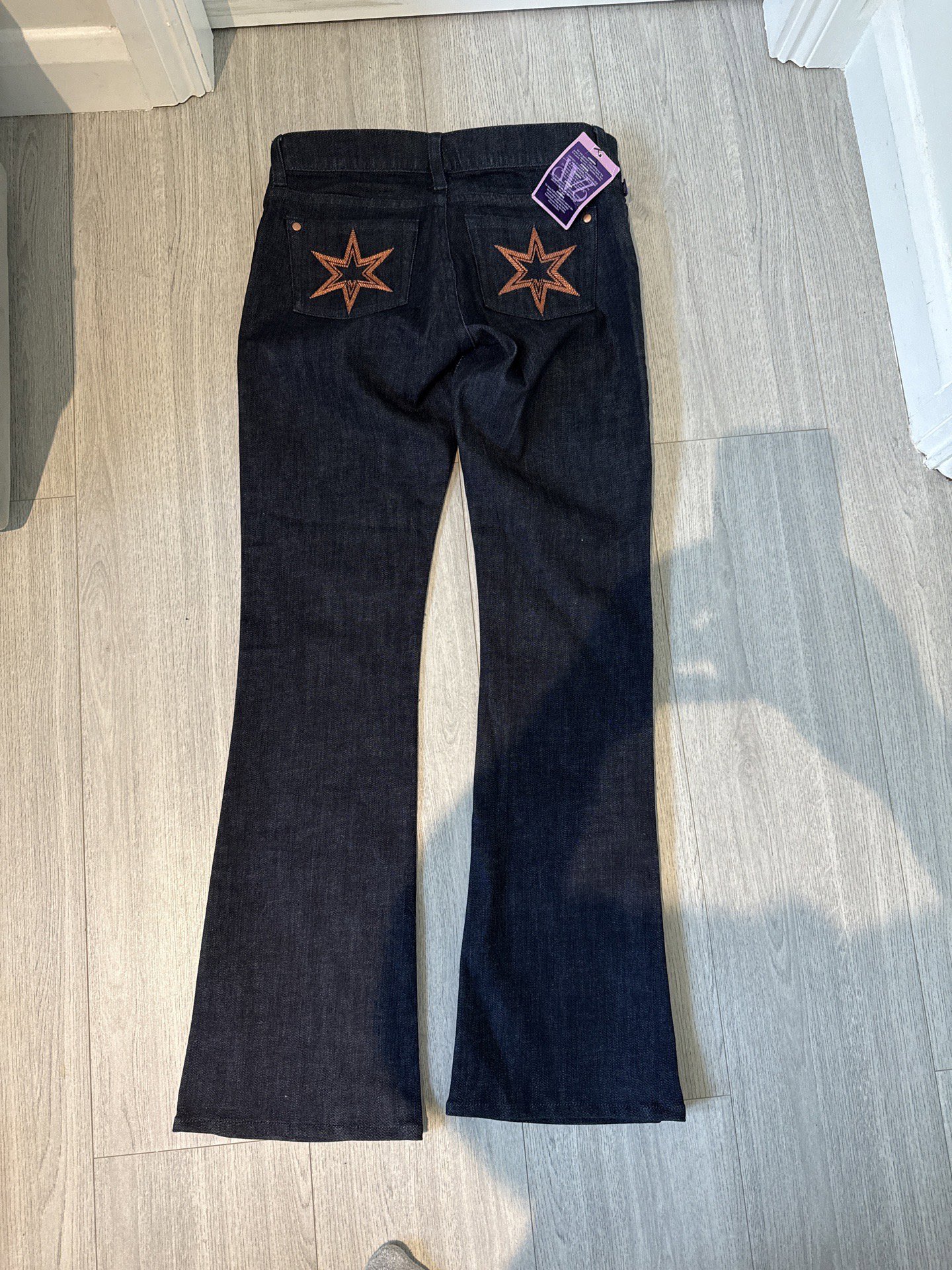 dVb Dark Blue Flared Jeans – W28 L34, Unbranded, W28 L34, New condition — preloved on SilentSale®