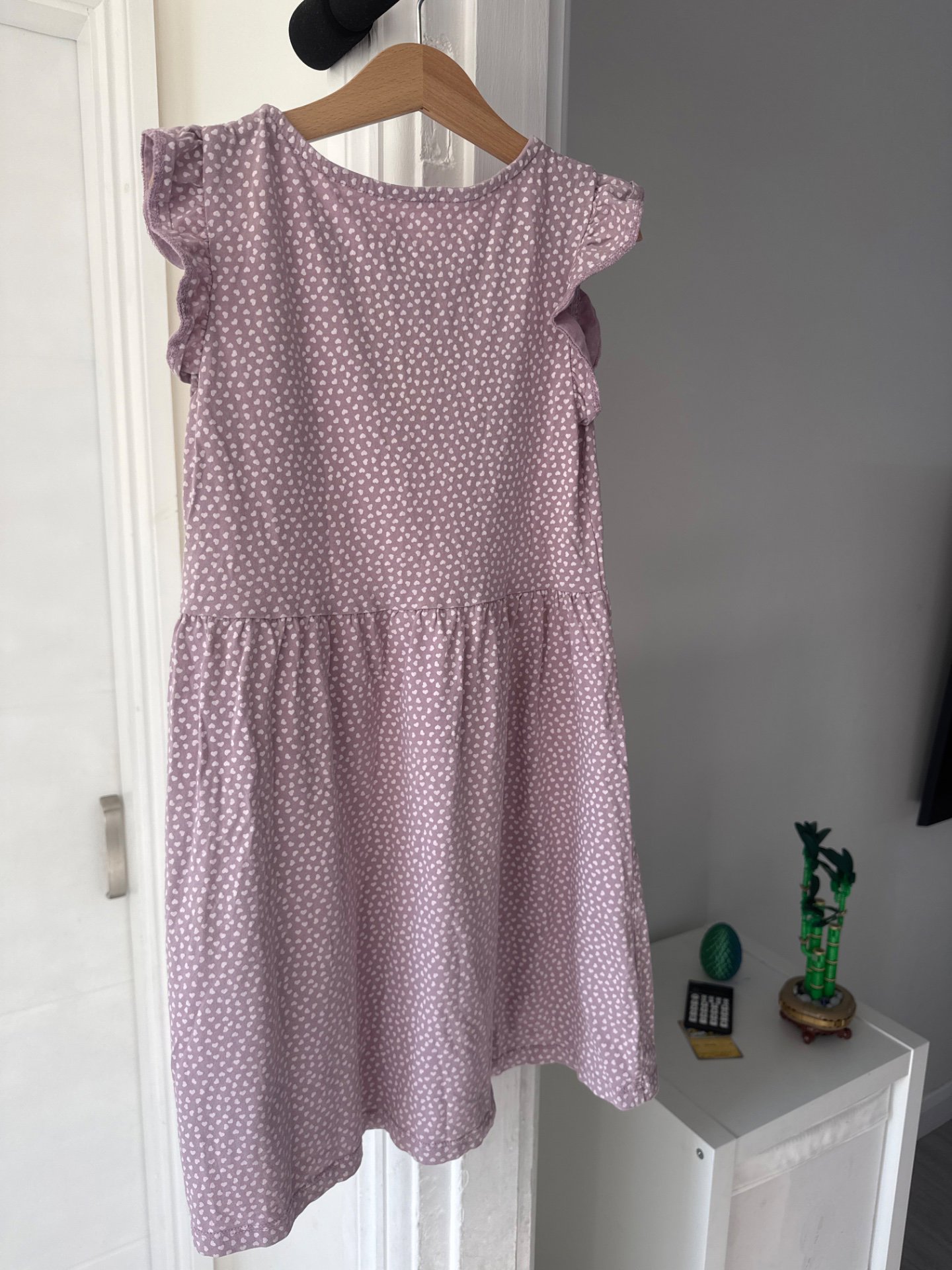 Purple Polka Dot Sleeveless Dress – Size 7-8Y, H&M, 7-8 years, Excellent condition — preloved on SilentSale®