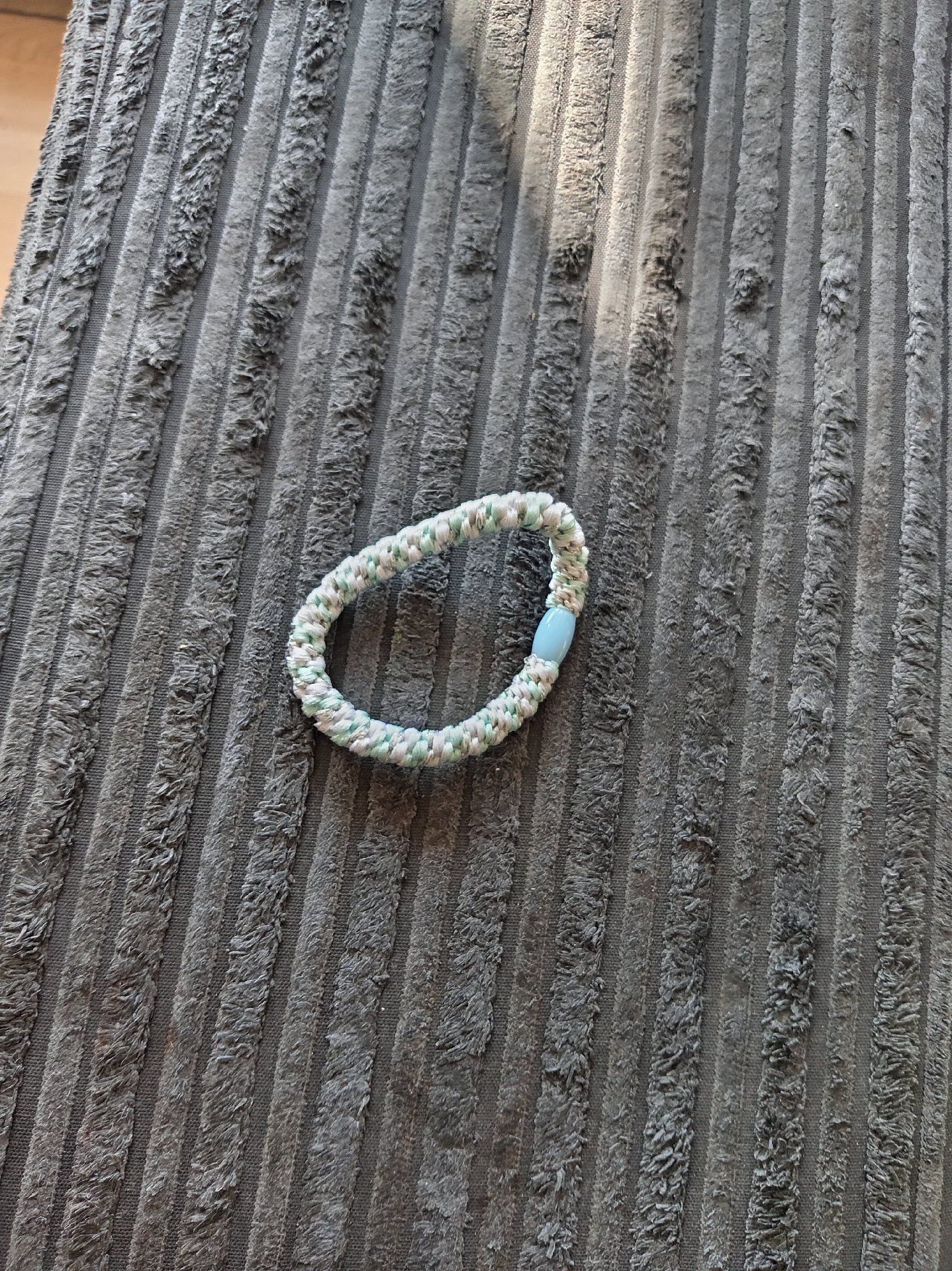 Handmade Woven Bracelet with White Bead, Unbranded, A, Excellent condition — preloved on SilentSale®