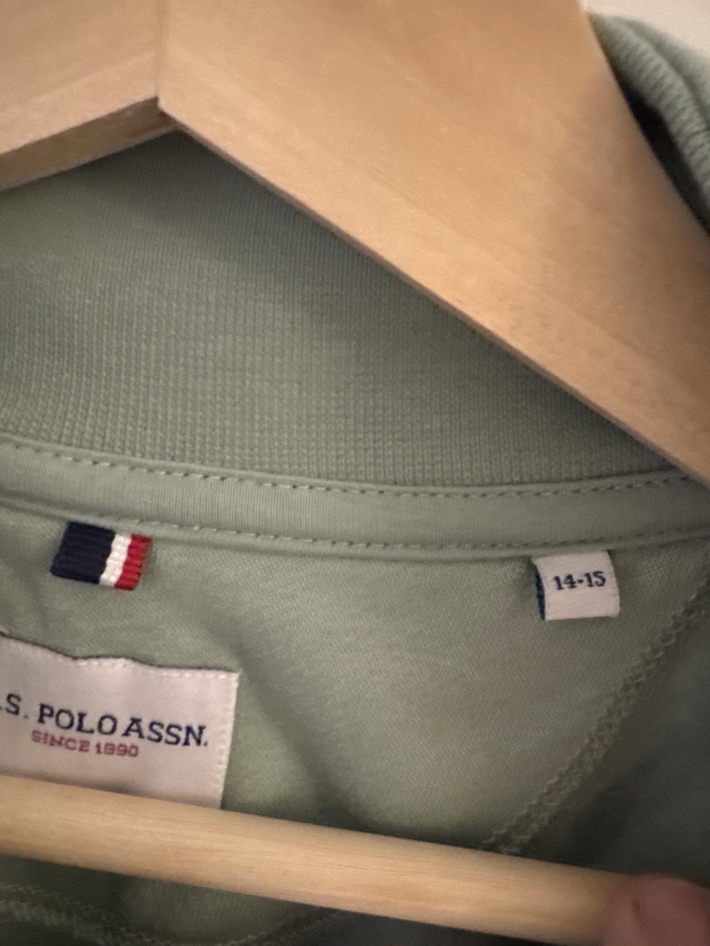 U.S. Polo Assn. Green Quarter Zip Sweatshirt – Size 14-15, U.S. Polo Assn, 14-15, Excellent condition — preloved on SilentSale®