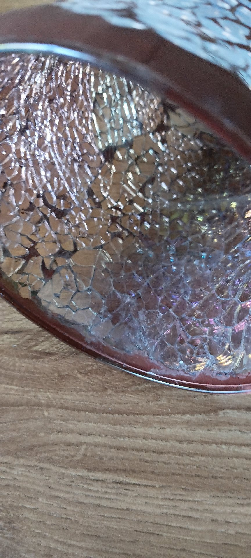 Decorative Mosaic Glass Vase, Unbranded, 15cm height, Excellent condition — preloved on SilentSale®