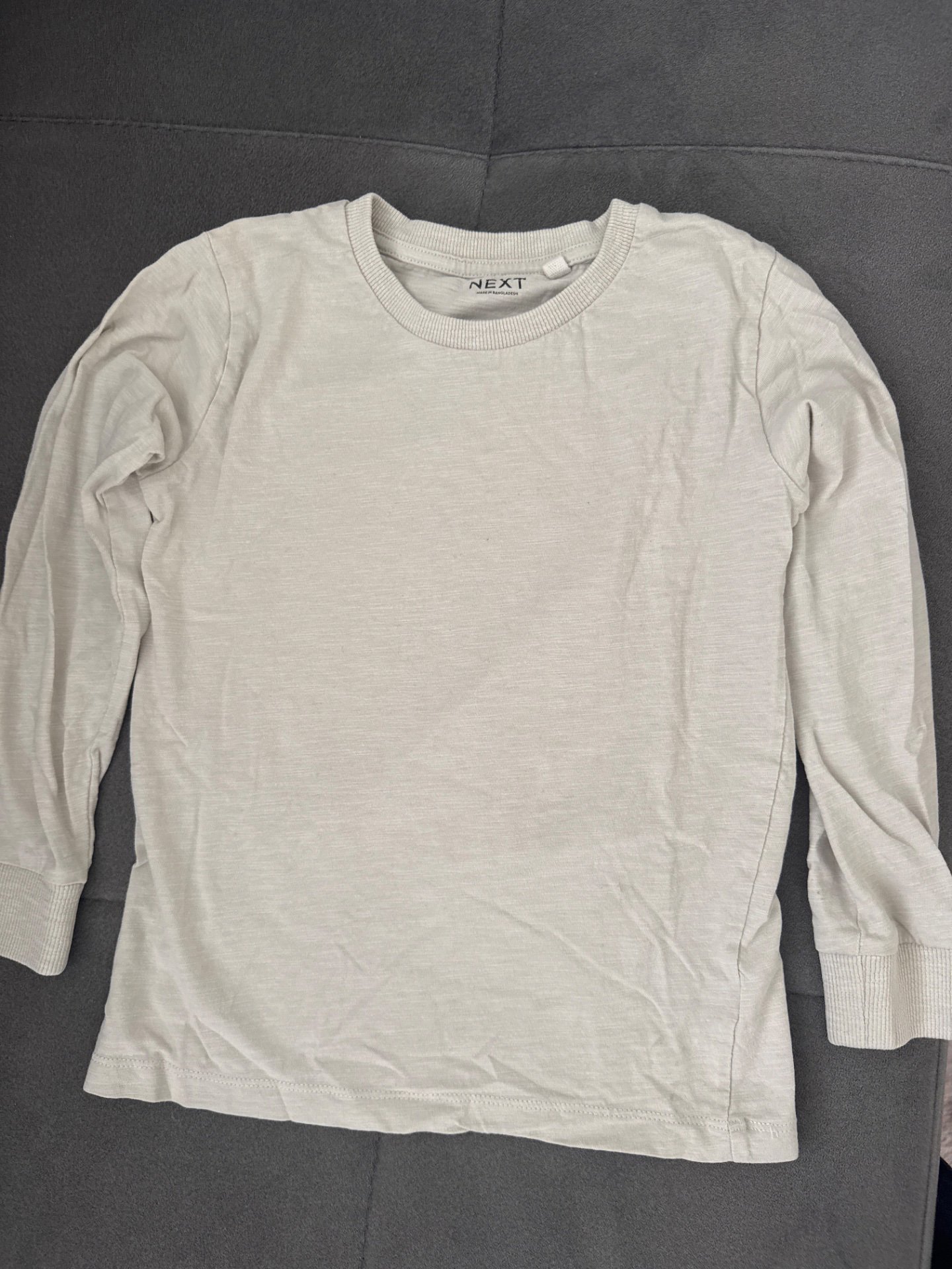 Next White Long Sleeve Top - Size 8 Years, Next, 5-6 years, Good condition — preloved on SilentSale®