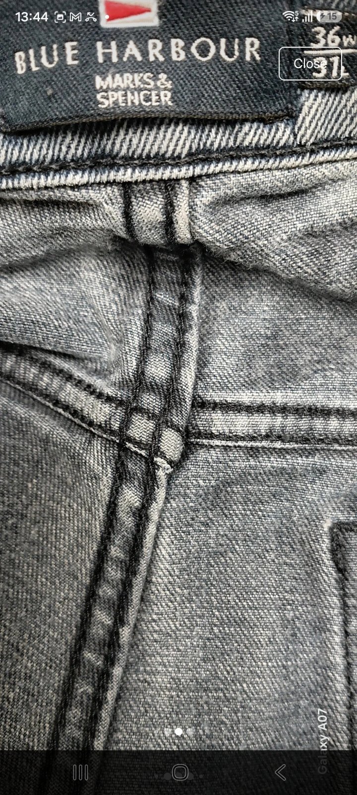 Blue Harbour Marks & Spencer Blue Black Jeans – Waist 36, Length 31, Marks & Spencer, W36 L31, Good condition — preloved on SilentSale®