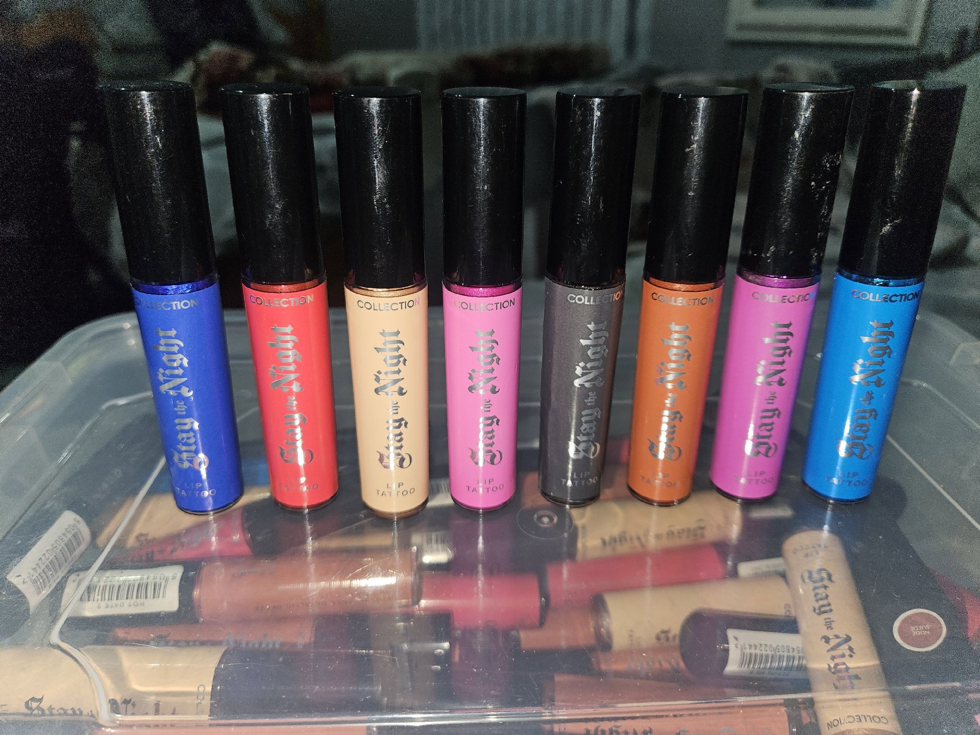 Collection Stay All Night Lip Tattoo x 8Liquid Lipsticks Set, Collection, 3.5 ml, Good condition — preloved on SilentSale®