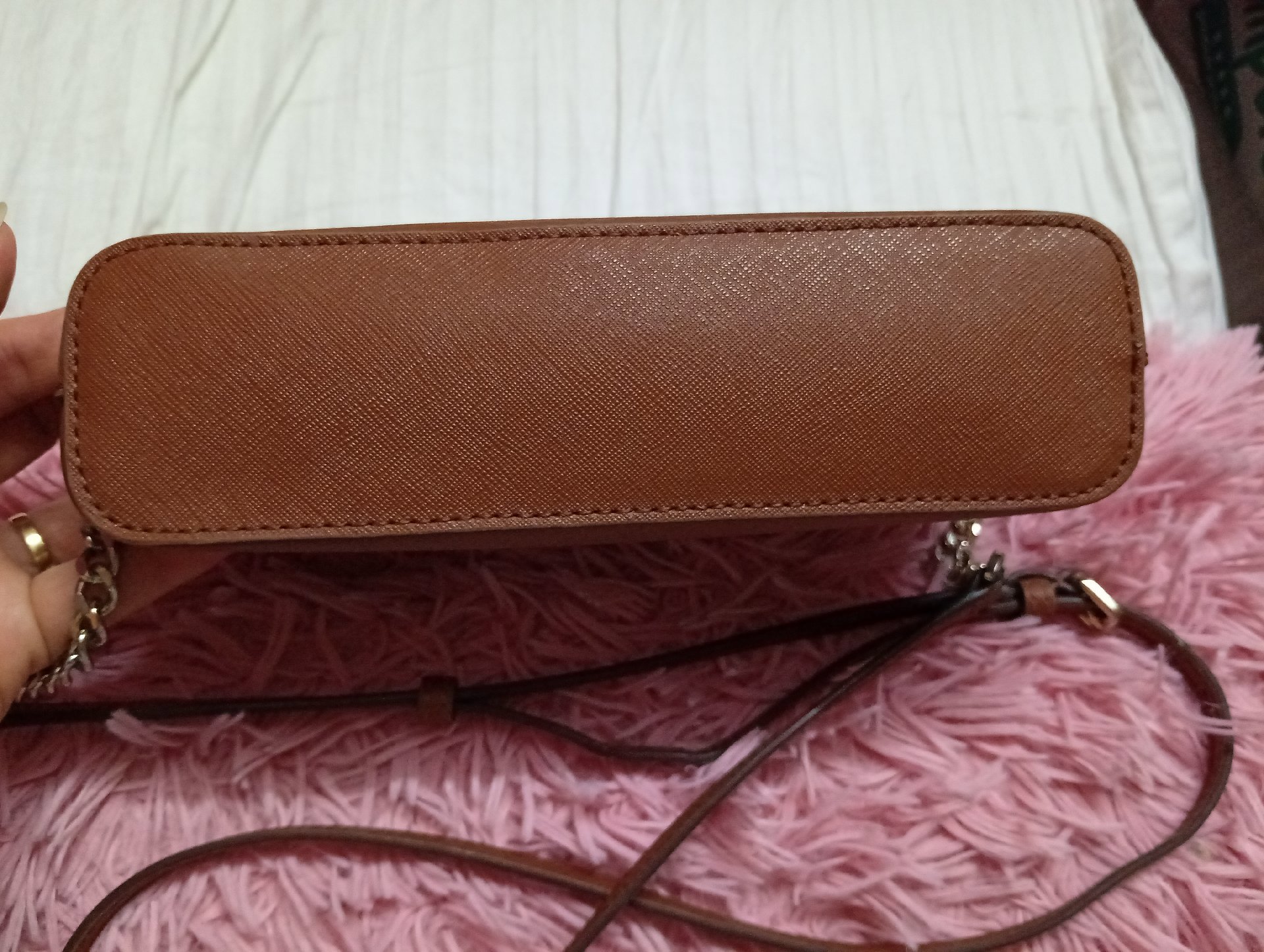 DKNY Brown Logo Crossbody Bag, DKNY, Mini, Excellent condition — preloved on SilentSale®