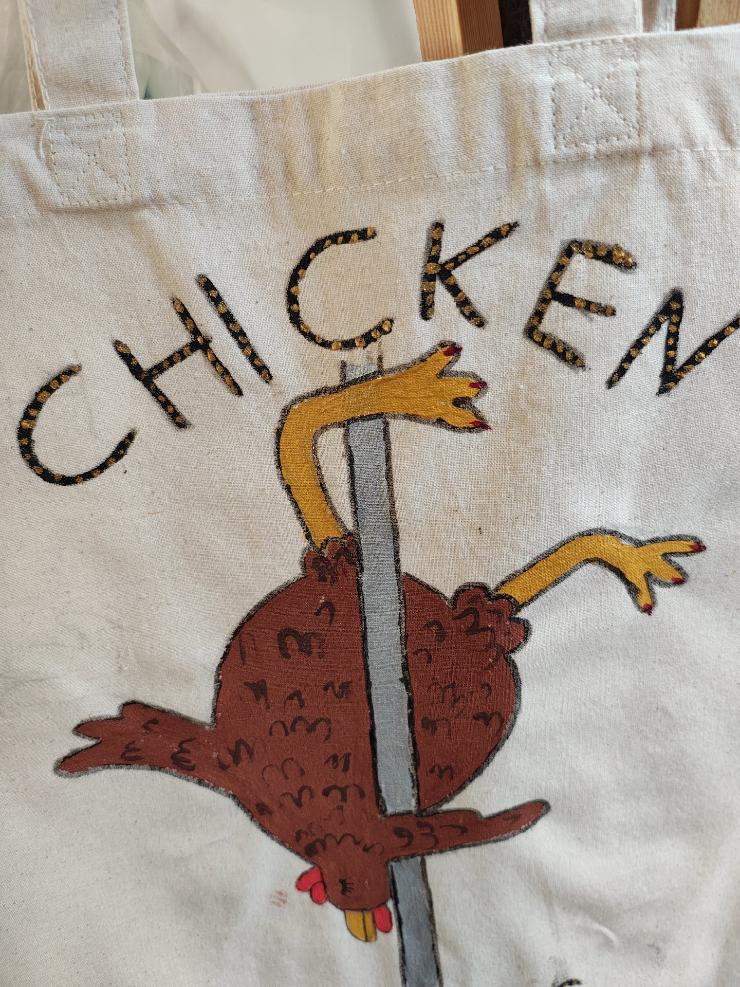 Hand painted tote bags , Unbranded, Tote, New condition — preloved on SilentSale®