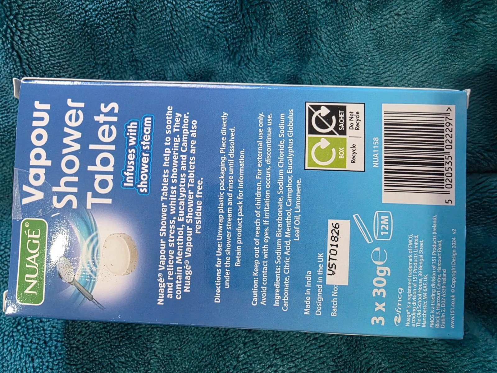 Vapor shower tablets, Nuage, One Size, New condition — preloved on SilentSale®