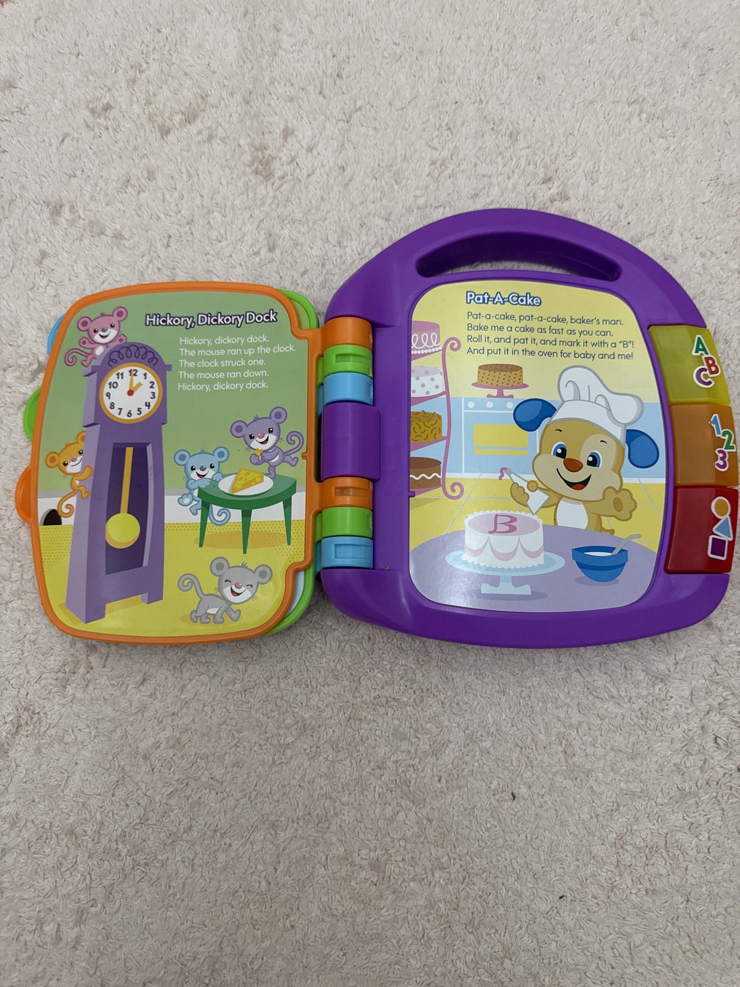 Fisher-Price Storybook Rhymes toy book, Fisher-Price, 3-6M, Excellent condition — preloved on SilentSale®