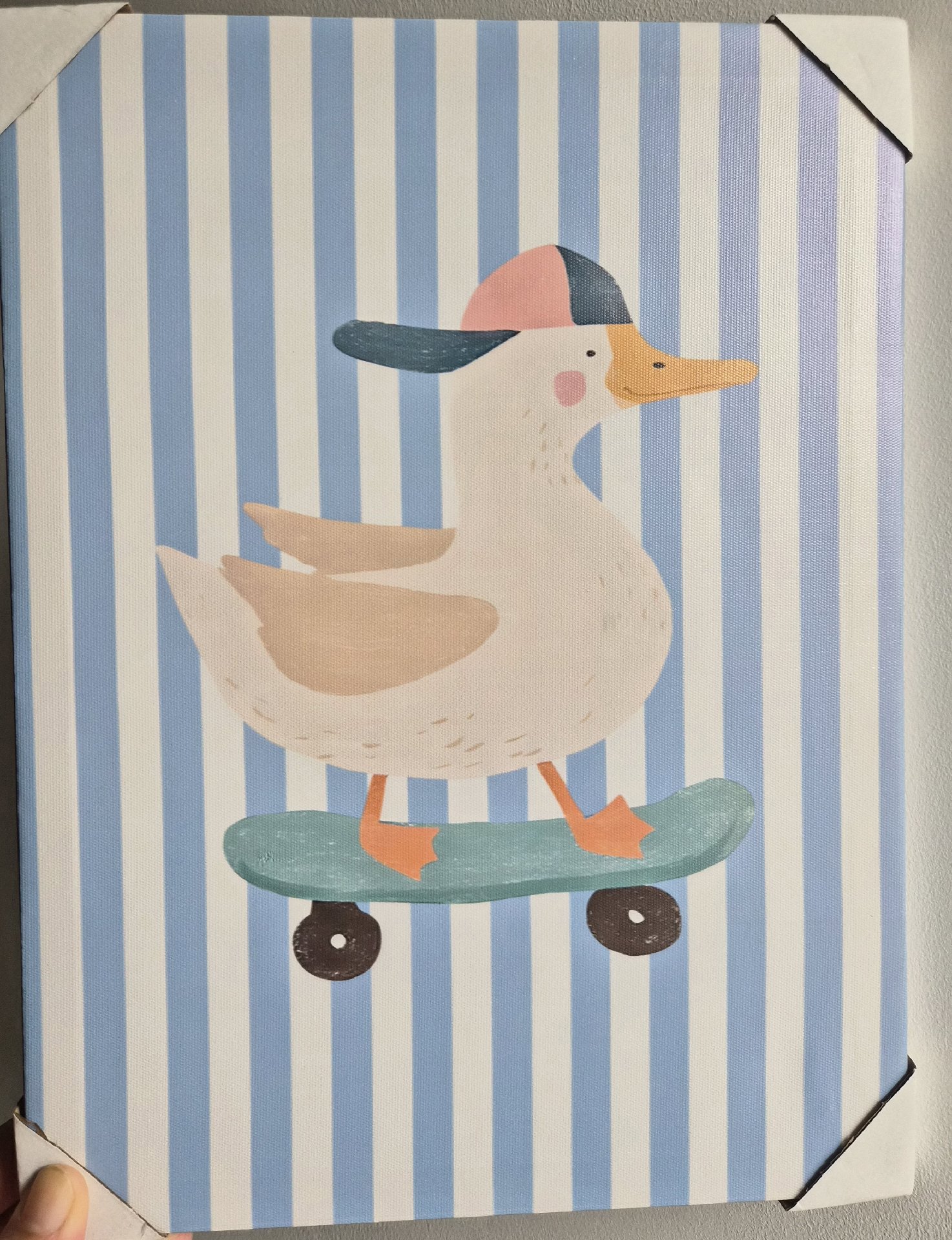 Duck On Skateboard Wall Art Canvas Print, Unbranded, Medium, New condition — preloved on SilentSale®