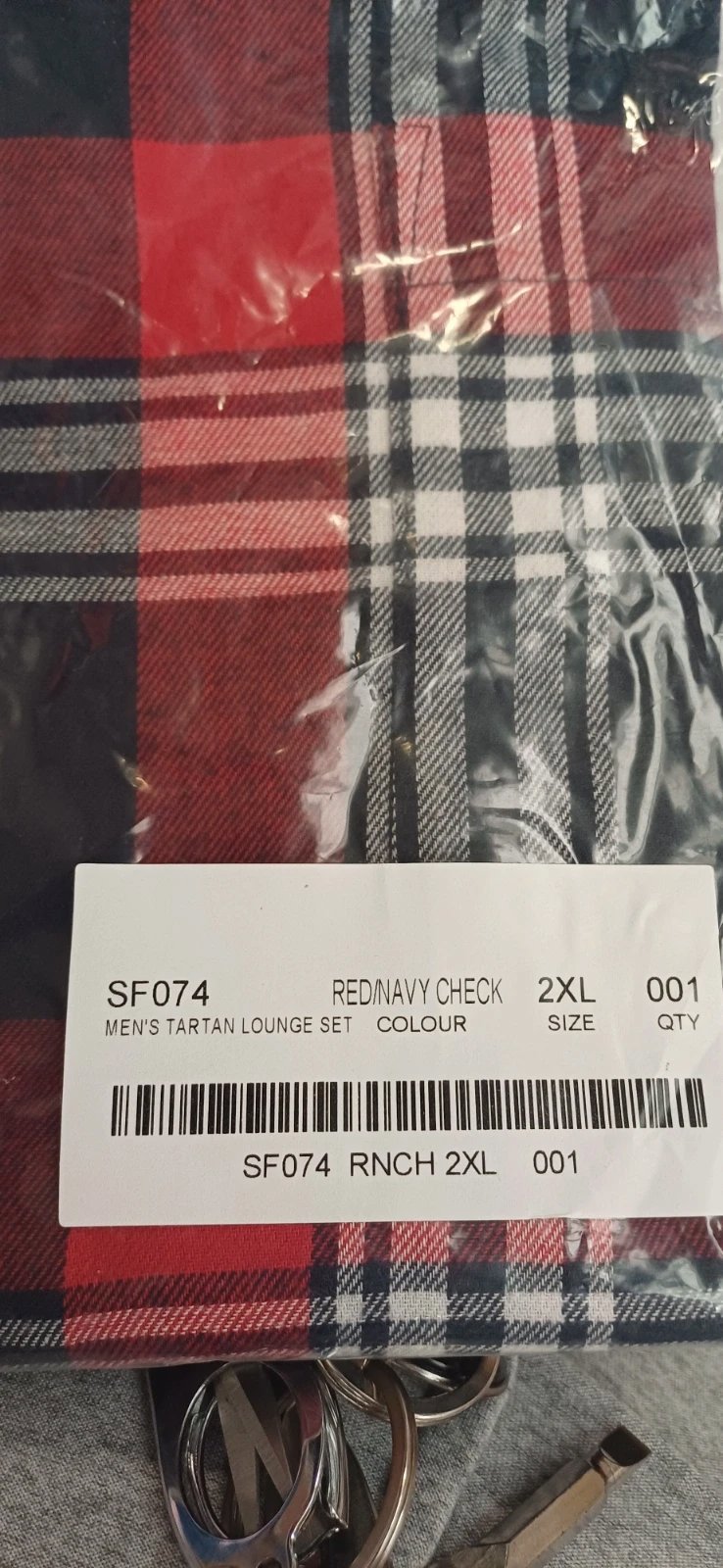 New plaid checked PJs, men XXL, Unbranded, XXL, New condition — preloved on SilentSale®