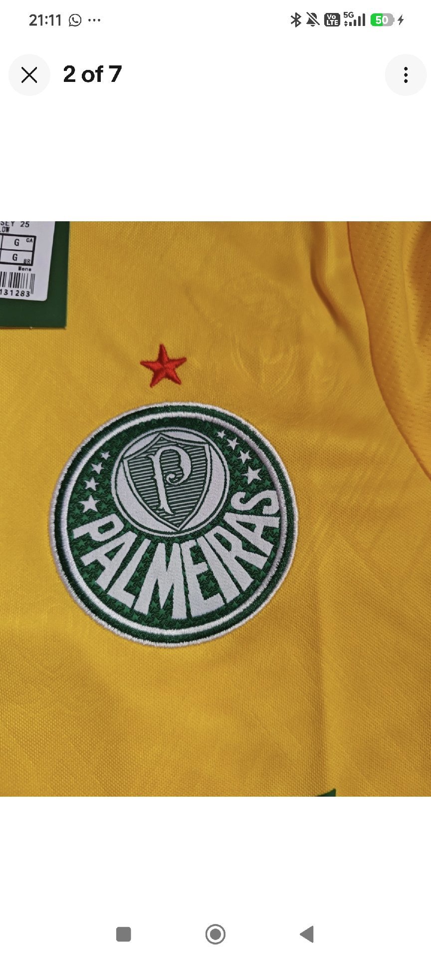 Palmeiras 3rd Jersey boys 16+5 years old. BNWT , Puma, 16", New condition — preloved on SilentSale®
