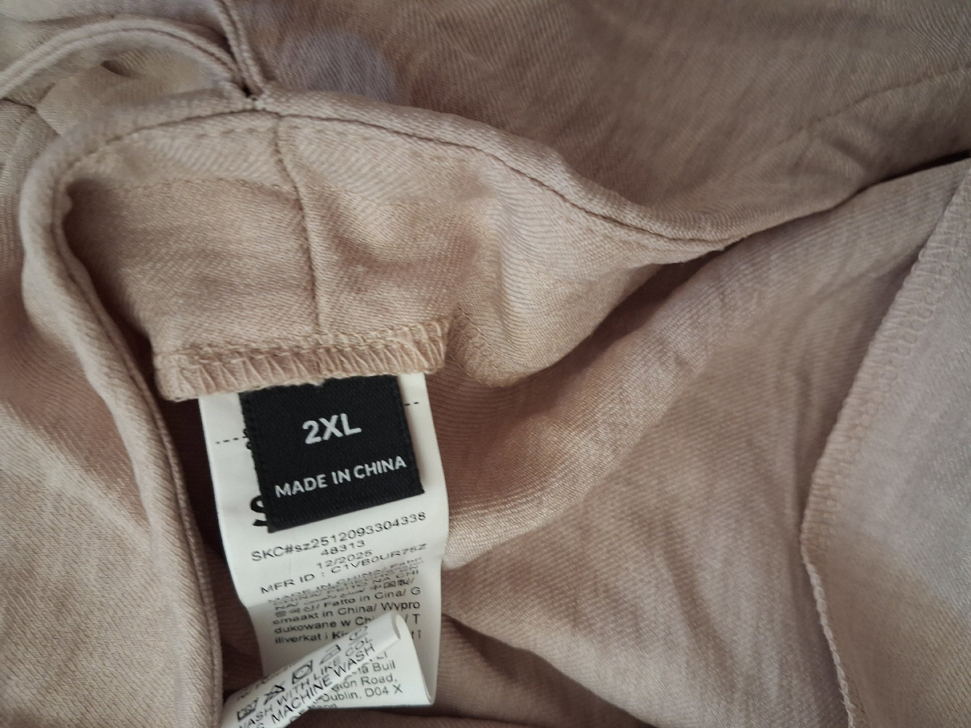 Beige Sleeveless Ruffle Strap Jumpsuit, Shein, XXL, New condition — preloved on SilentSale®