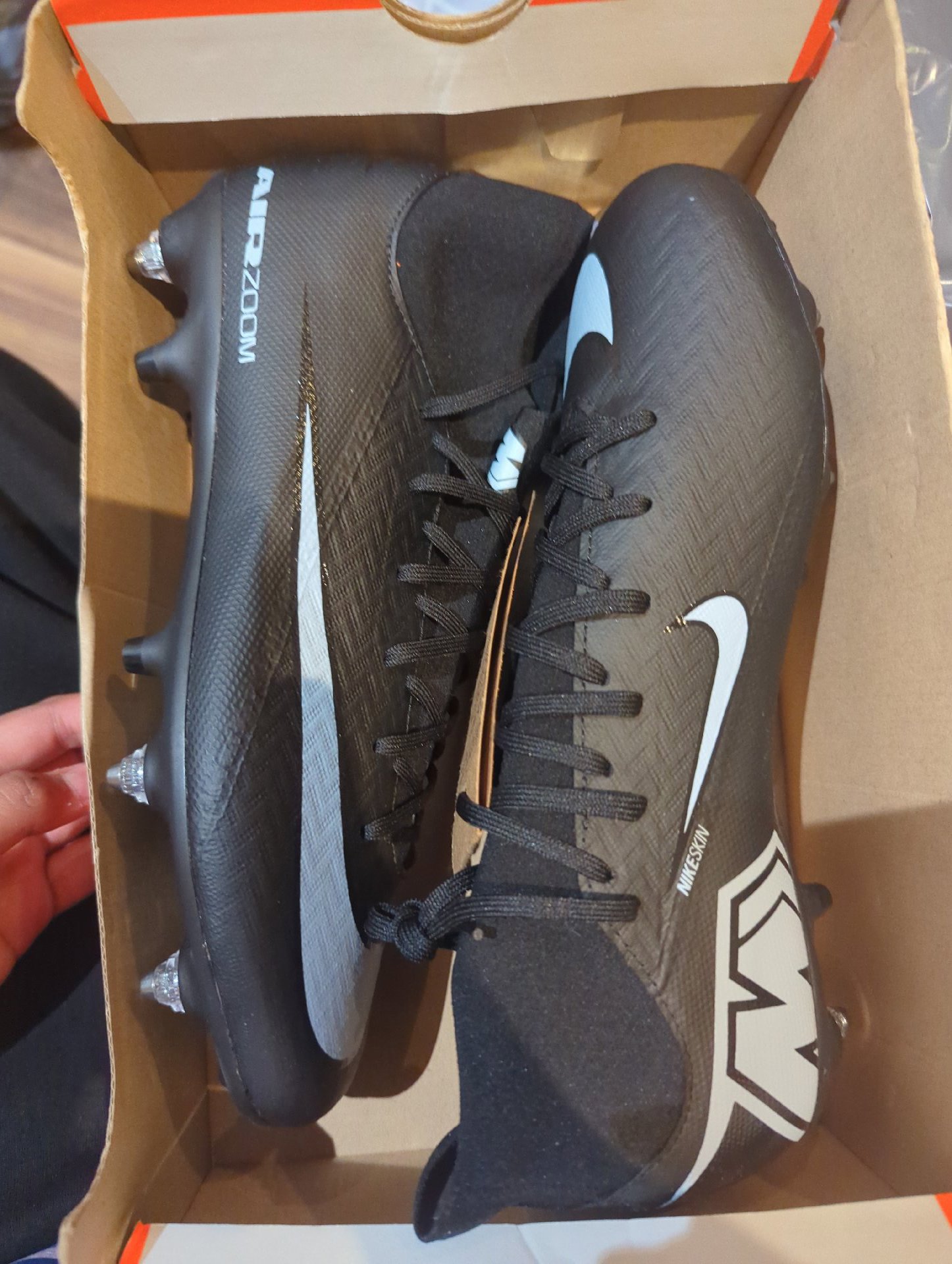 Nike Air Zoom Black Football Boots – UK 8, Nike, 8, New condition — preloved on SilentSale®