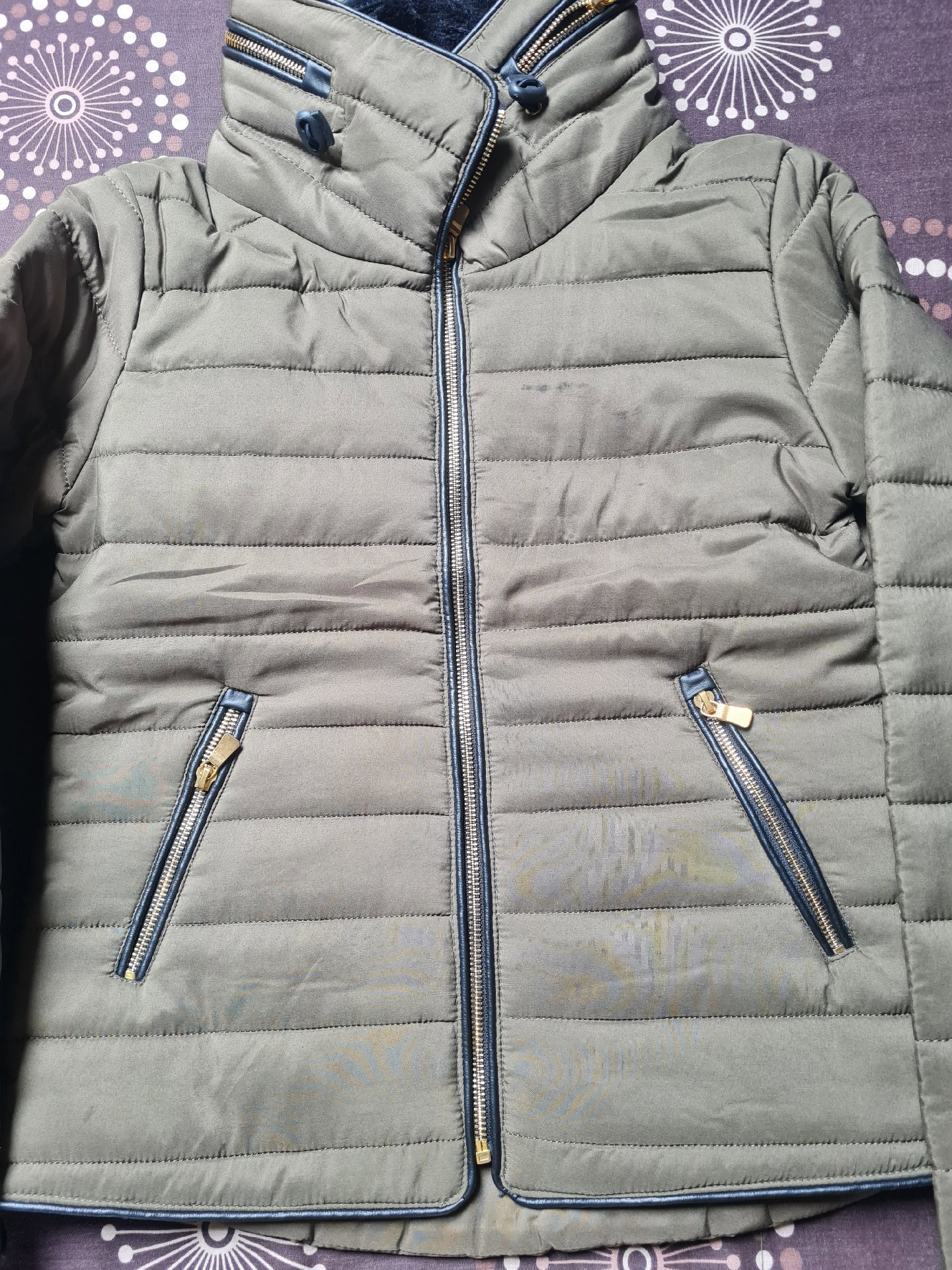 Green Quilted Jacket With Fleece Lining – Size M, Geographical Norway, M, Like New condition — preloved on SilentSale®