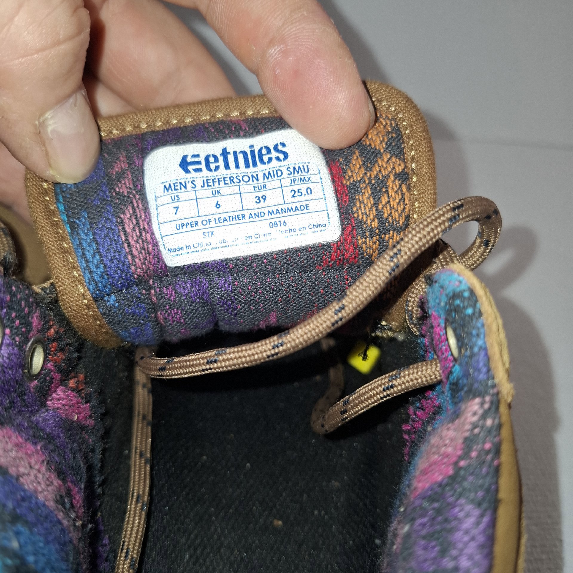 Etnies Men's Jefferson Mid SMU Brown Trainers UK 6, Etnies, 6, Excellent condition — preloved on SilentSale®