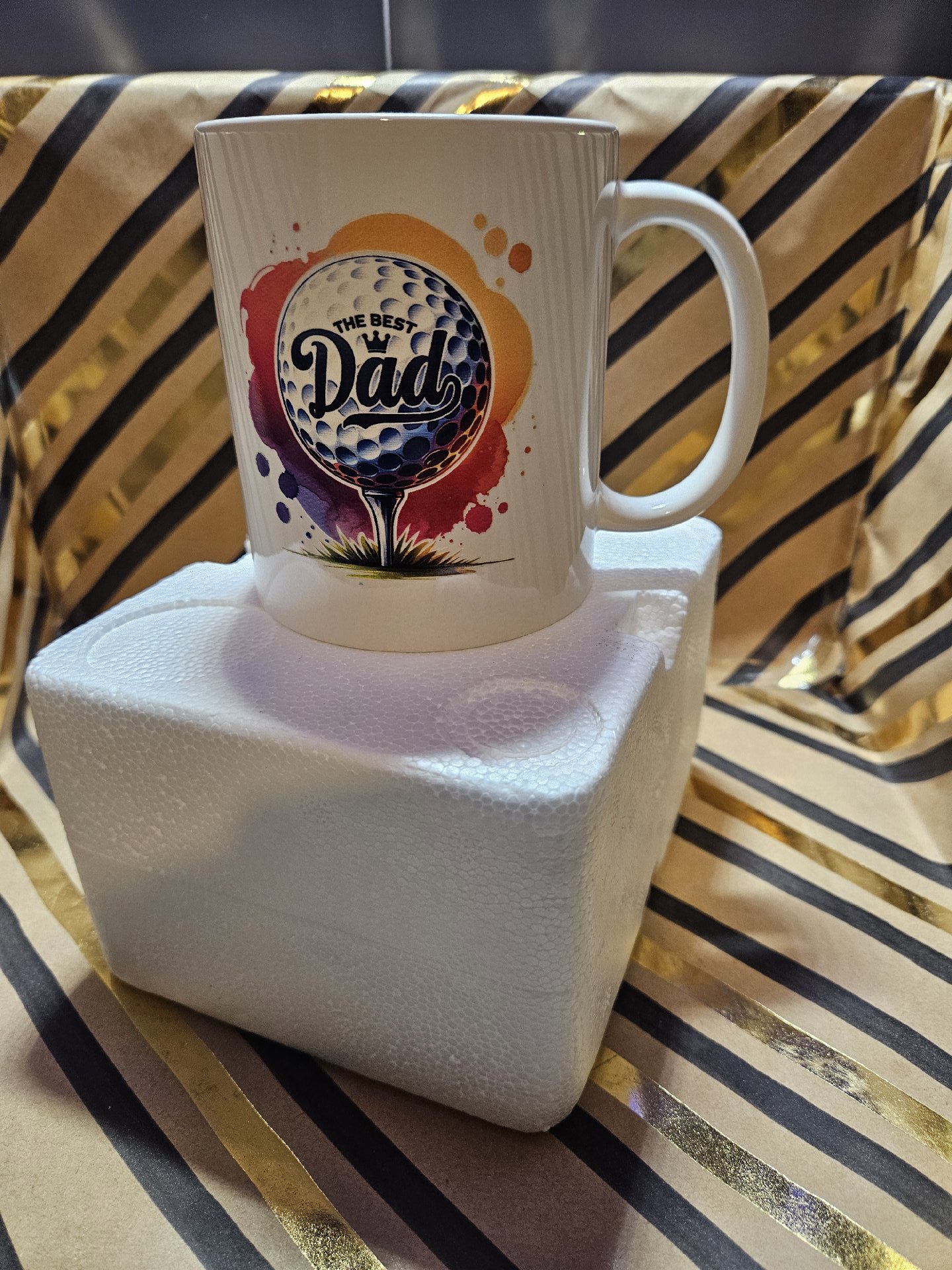 The Best Dad Golf Themed Ceramic Mug, Unbranded, One Size, New condition — preloved on SilentSale®