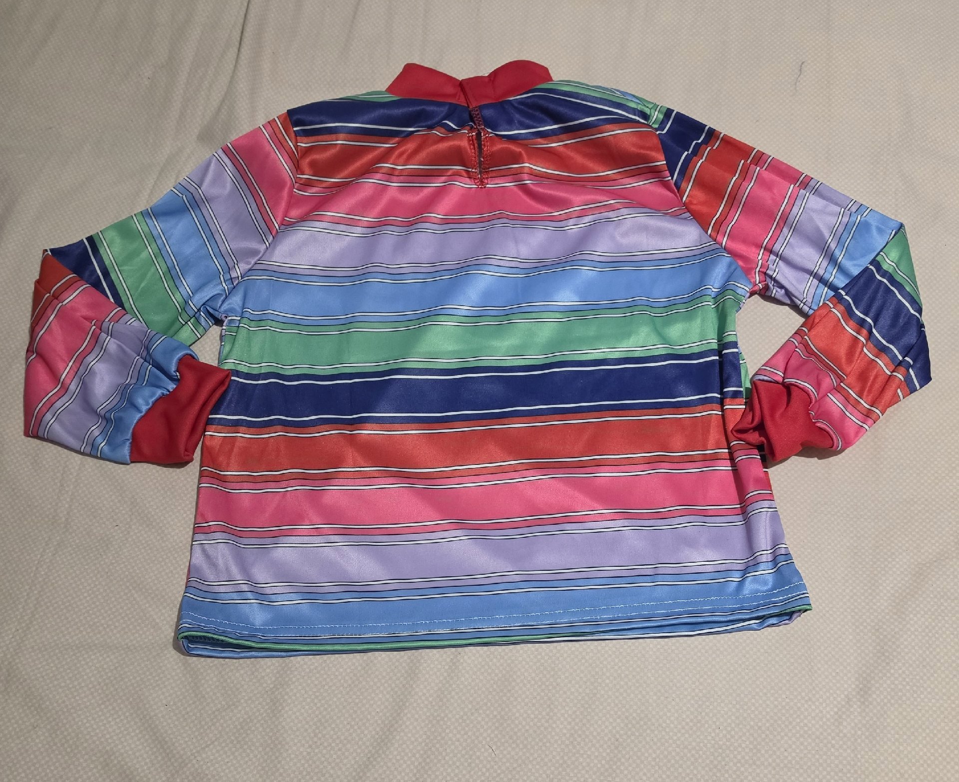 Girls Blue Pinafore Dress with Striped Long Sleeve Top – 4 years, good guys, 4 years, Excellent condition — preloved on SilentSale®