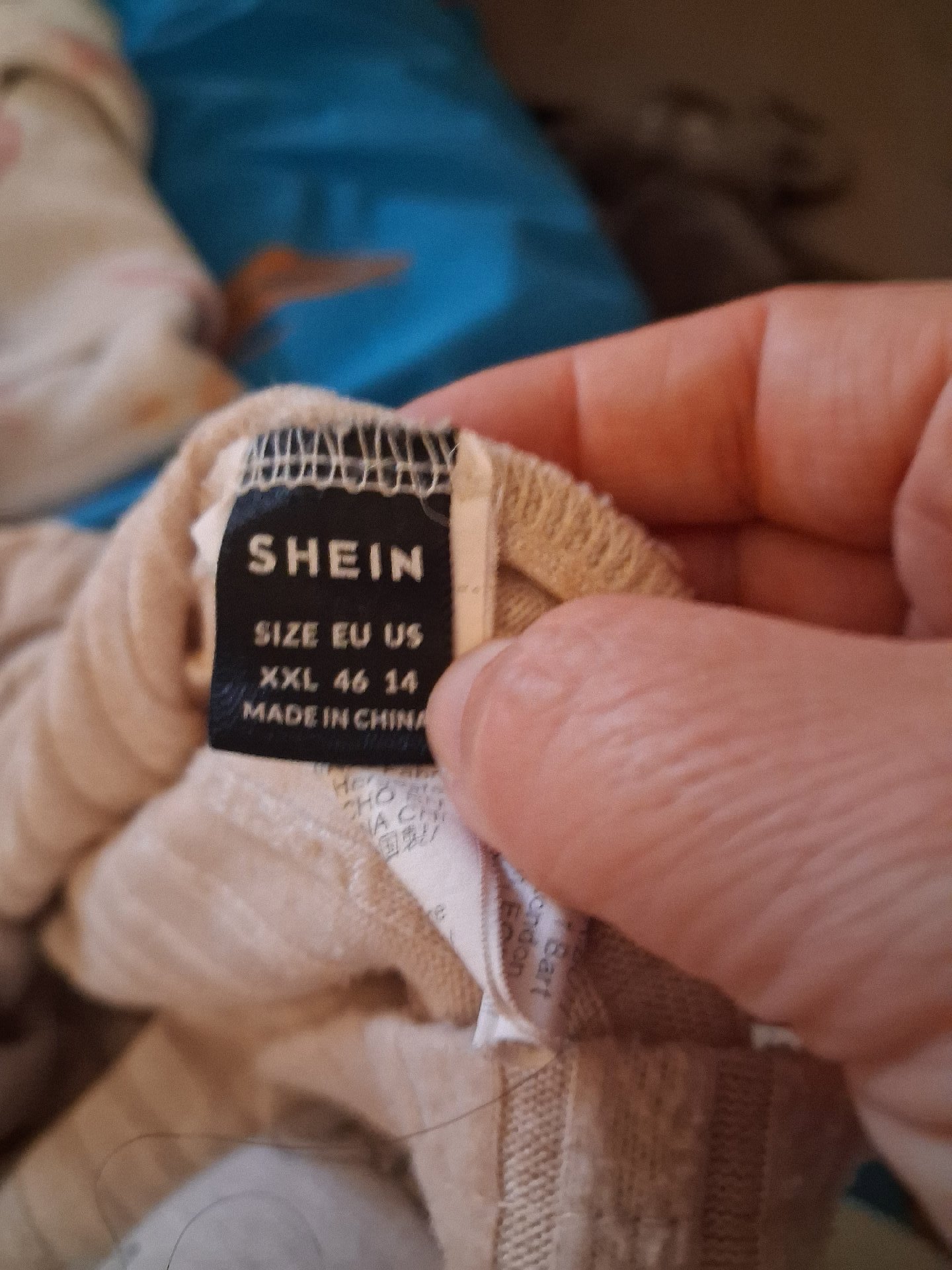 Shein Beige Ribbed Midi Slip Dress – UK 14, Shein, 14, Excellent condition — preloved on SilentSale®