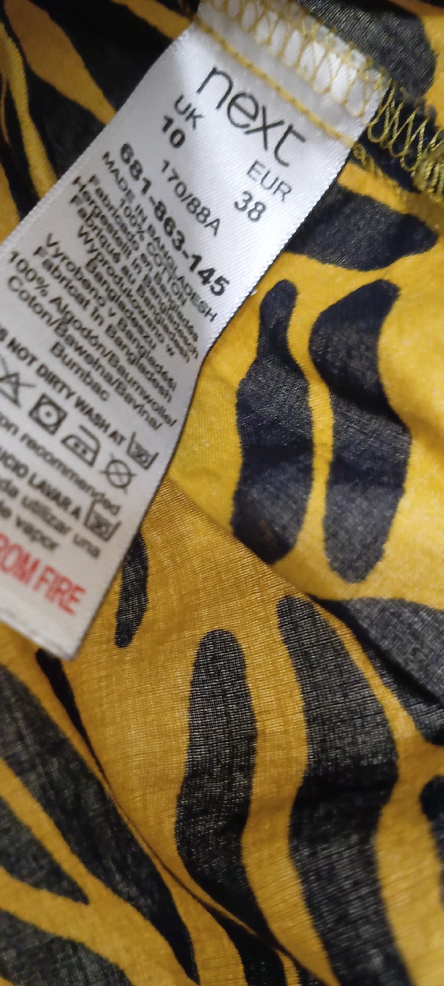 Next Animal Print Shirt Dress – UK 10, Next, 10, Excellent condition — preloved on SilentSale®