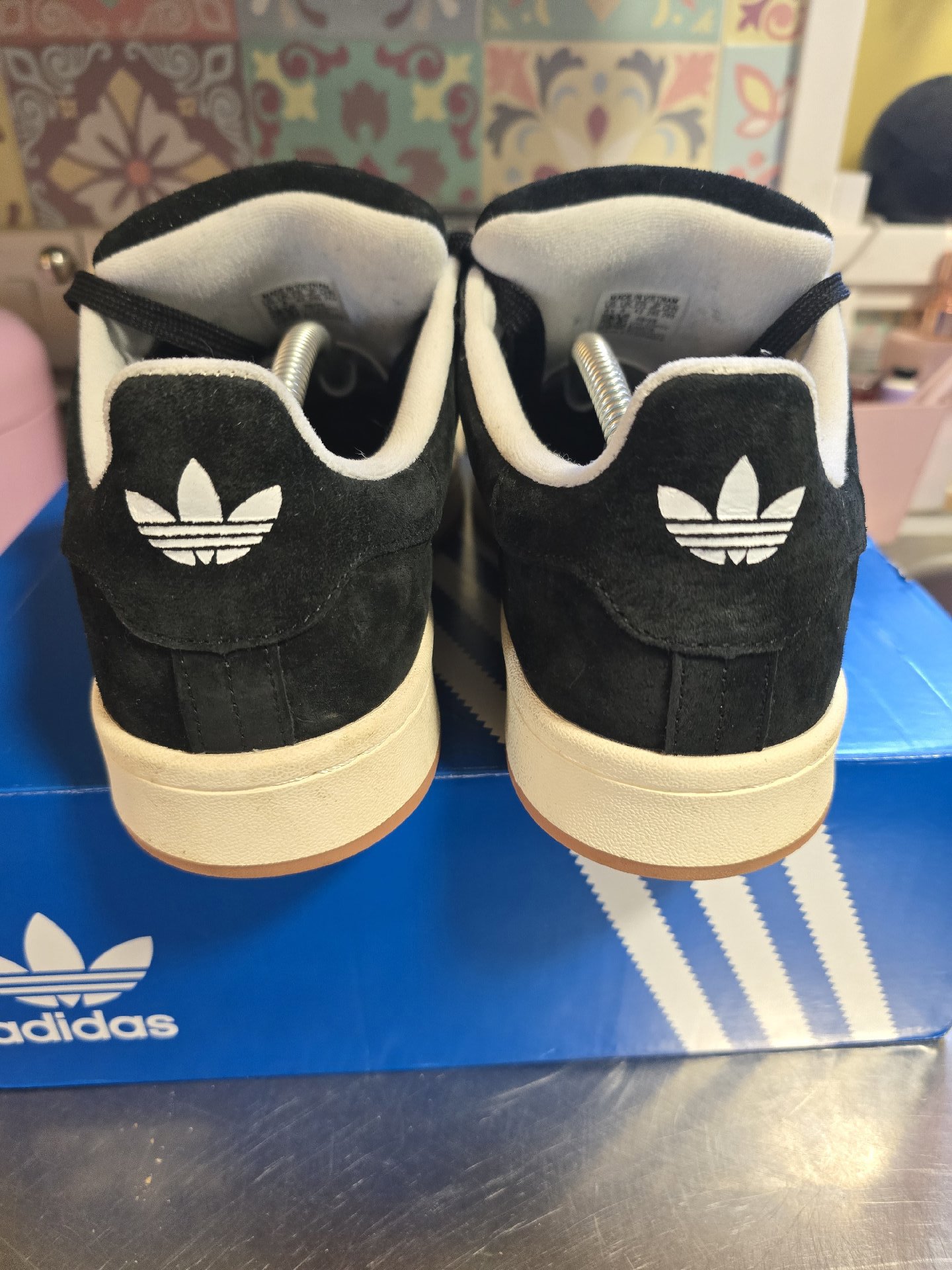 Adidas Campus Black Suede Trainers – UK 8, Adidas, 8, Good condition — preloved on SilentSale®