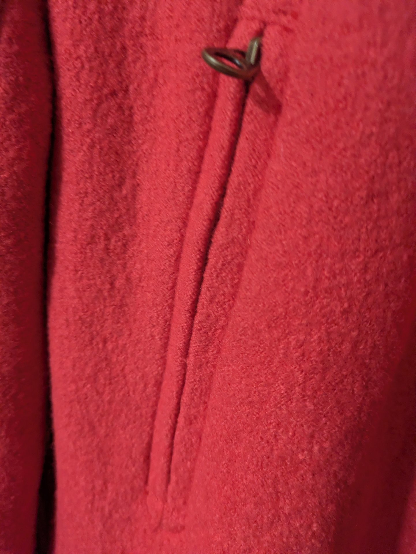 Joules Red Wool Blend Duffle Coat, Joules, 10, Excellent condition — preloved on SilentSale®