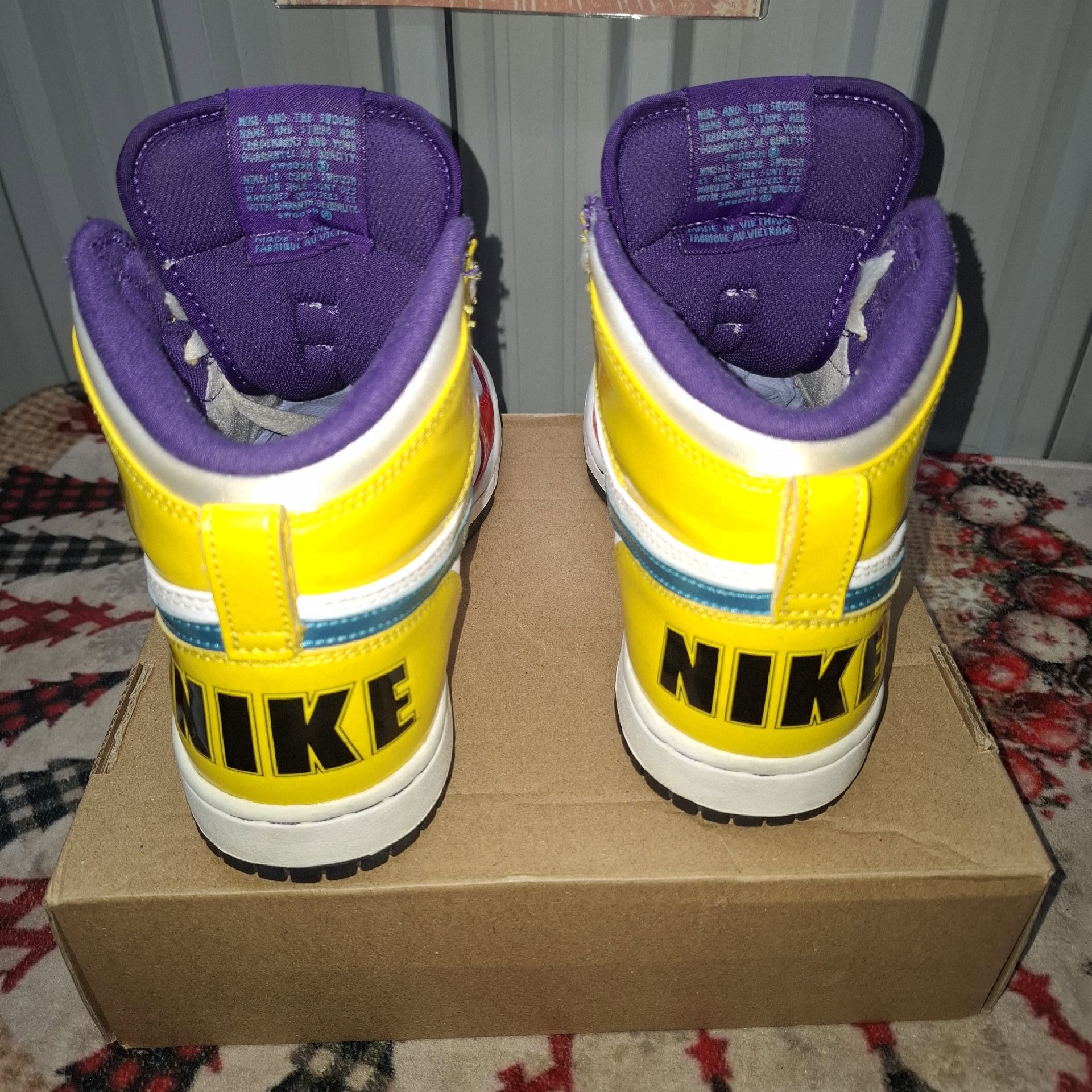 Nike Multicolour High Top Trainers – 6Y, Nike, 6Y, Good condition — preloved on SilentSale®