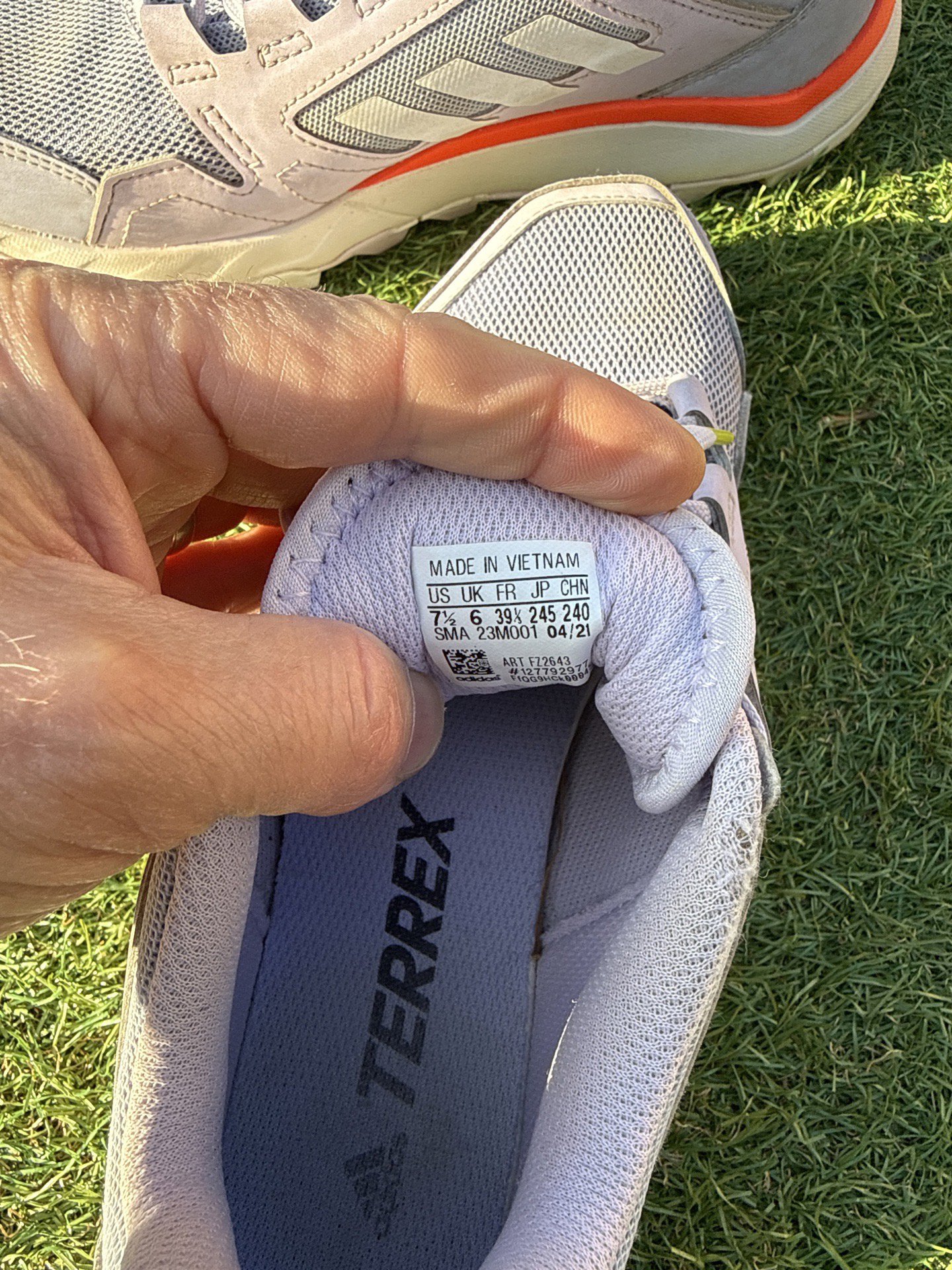 Adidas Terrex Grey Outdoor Trainers – UK 6, Adidas, 6, Excellent condition — preloved on SilentSale®