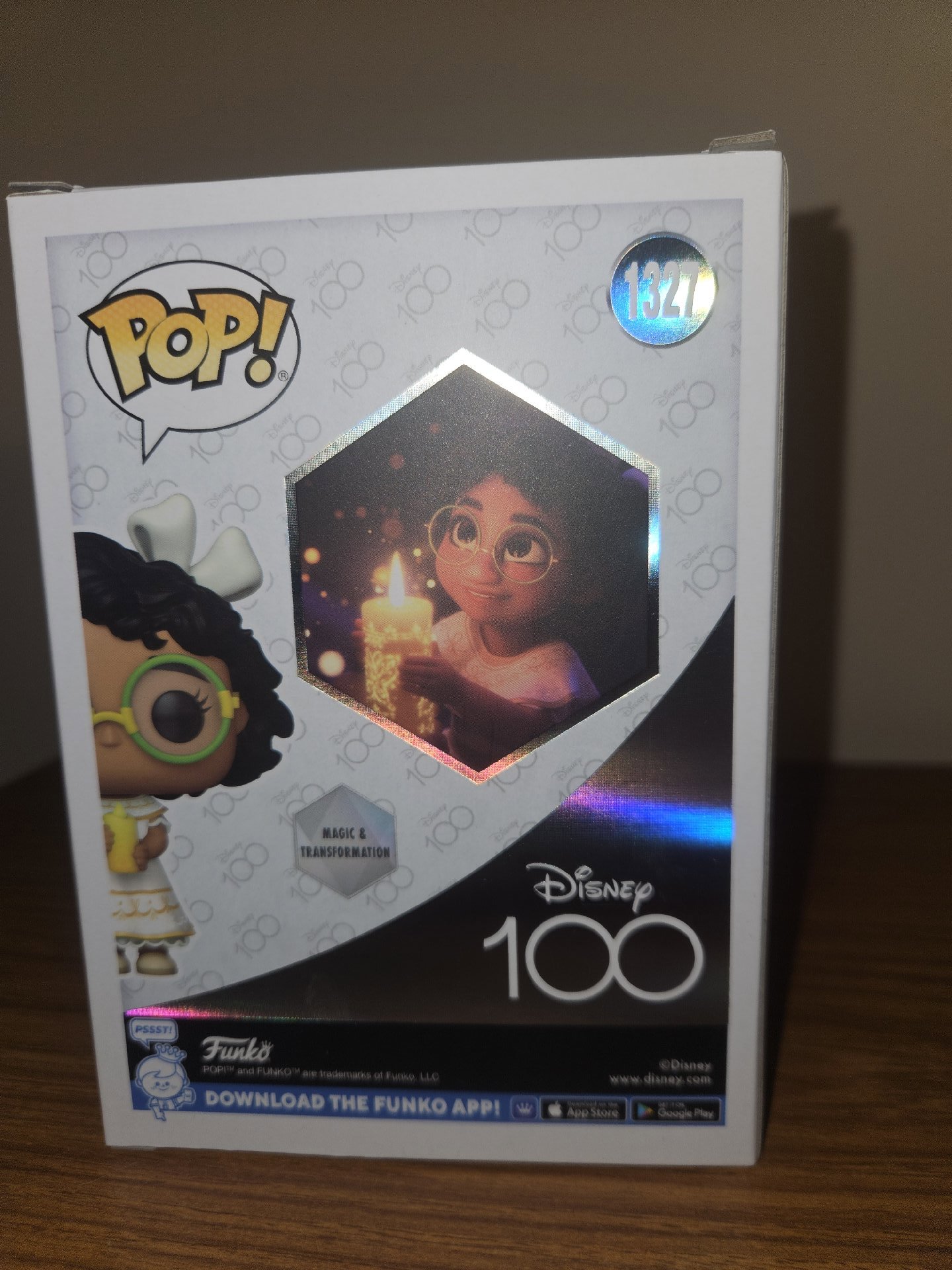 Brand new Funko Pop! Disney: Disney 100 - Mirabel (Glow) Vinyl Figure, Funko, Small, New condition — preloved on SilentSale®