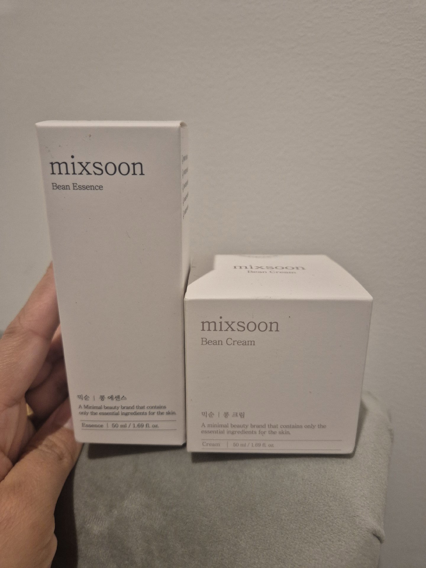 Mixsoon Bean Essence 50ml & Bean Cream 50ml Skincare Set, Mixsoon, One Size, New condition — preloved on SilentSale®