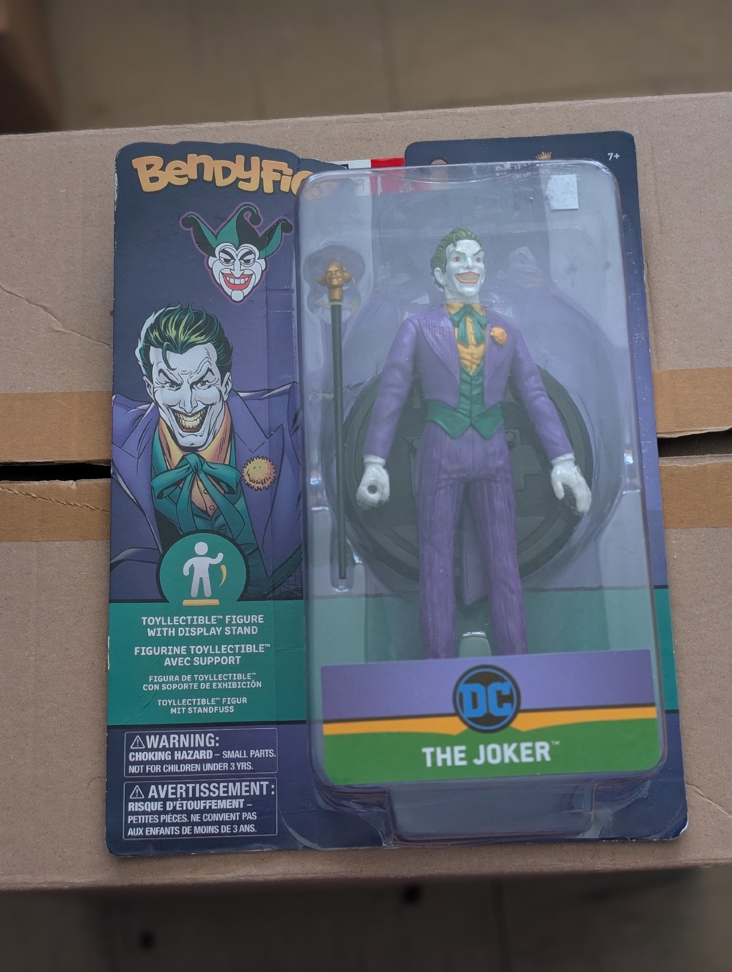 Bendyfigs DC The Joker Collectible Figure with Stand, Bendyfigs, Small, Excellent condition — preloved on SilentSale®