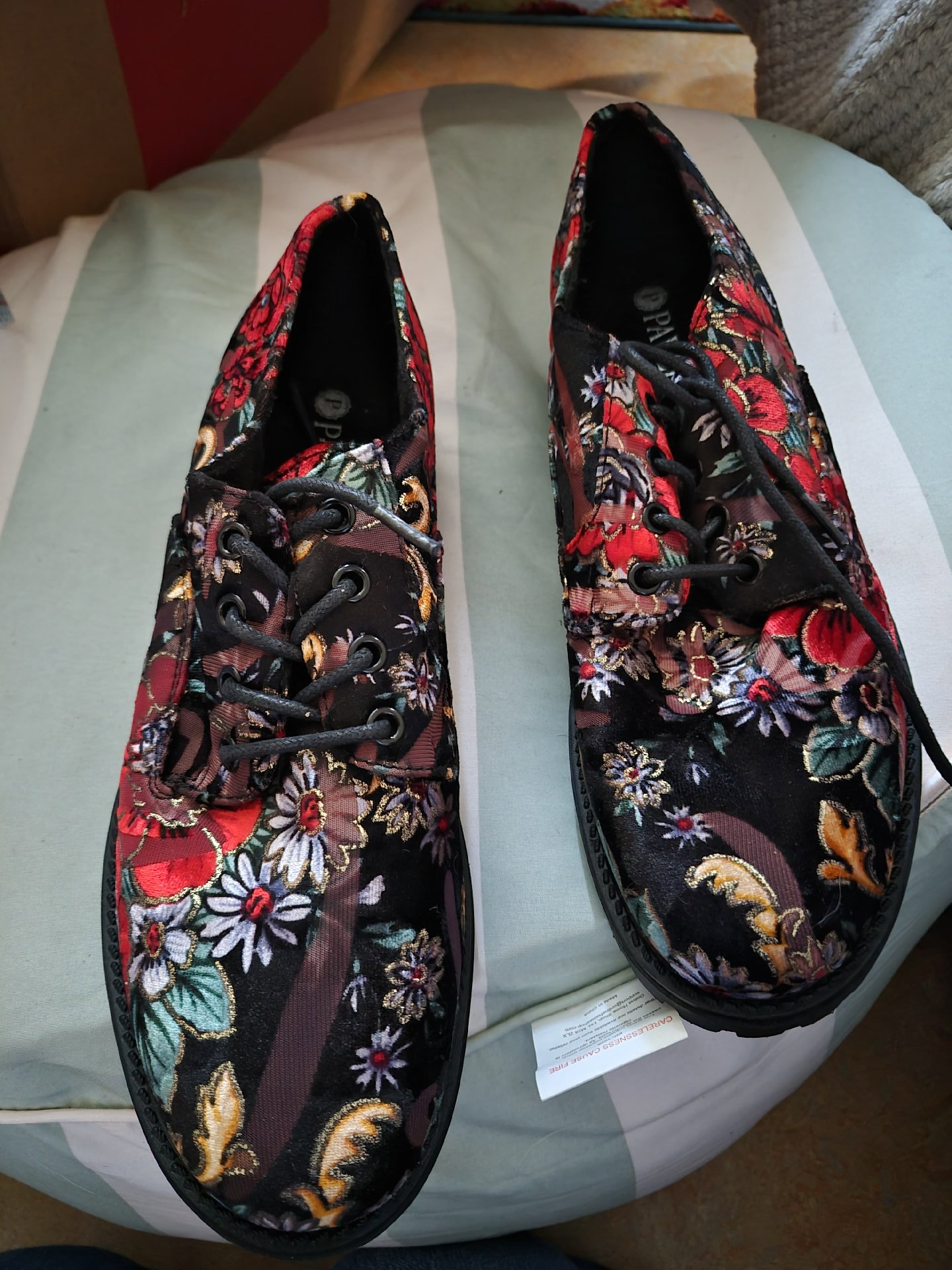 Pavers Floral Pattern Lace-Up Shoes – UK 6 (39), Pavers, 6, Excellent condition — preloved on SilentSale®