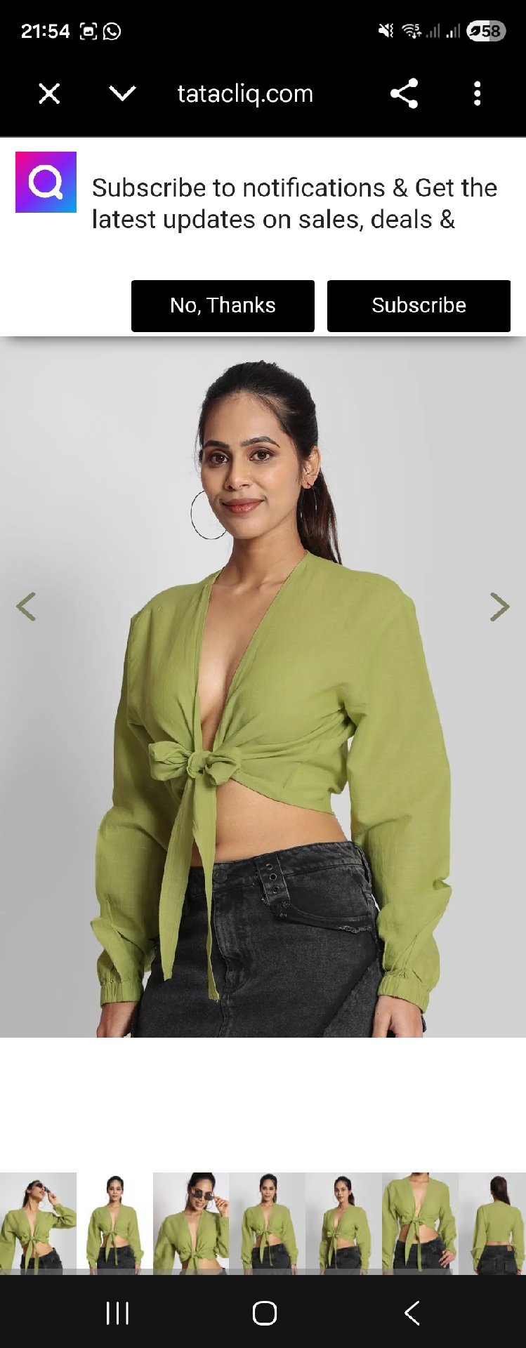 Bene Kleed Sage Green Cotton Linen Wrap Top, Bene Kleed, 10, New condition — preloved on SilentSale®