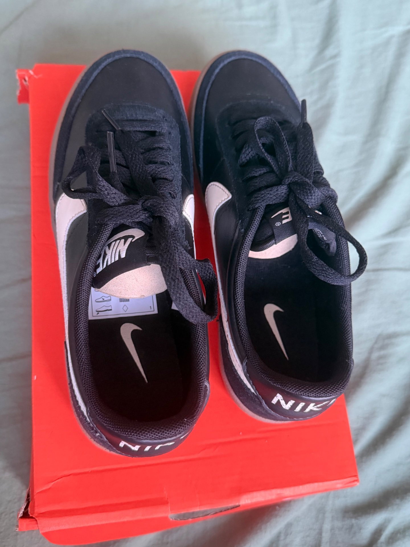 Brand new Nike Killshot 2 trainers in Black/Sail-Gum, Nike, 3.5, New condition — preloved on SilentSale®