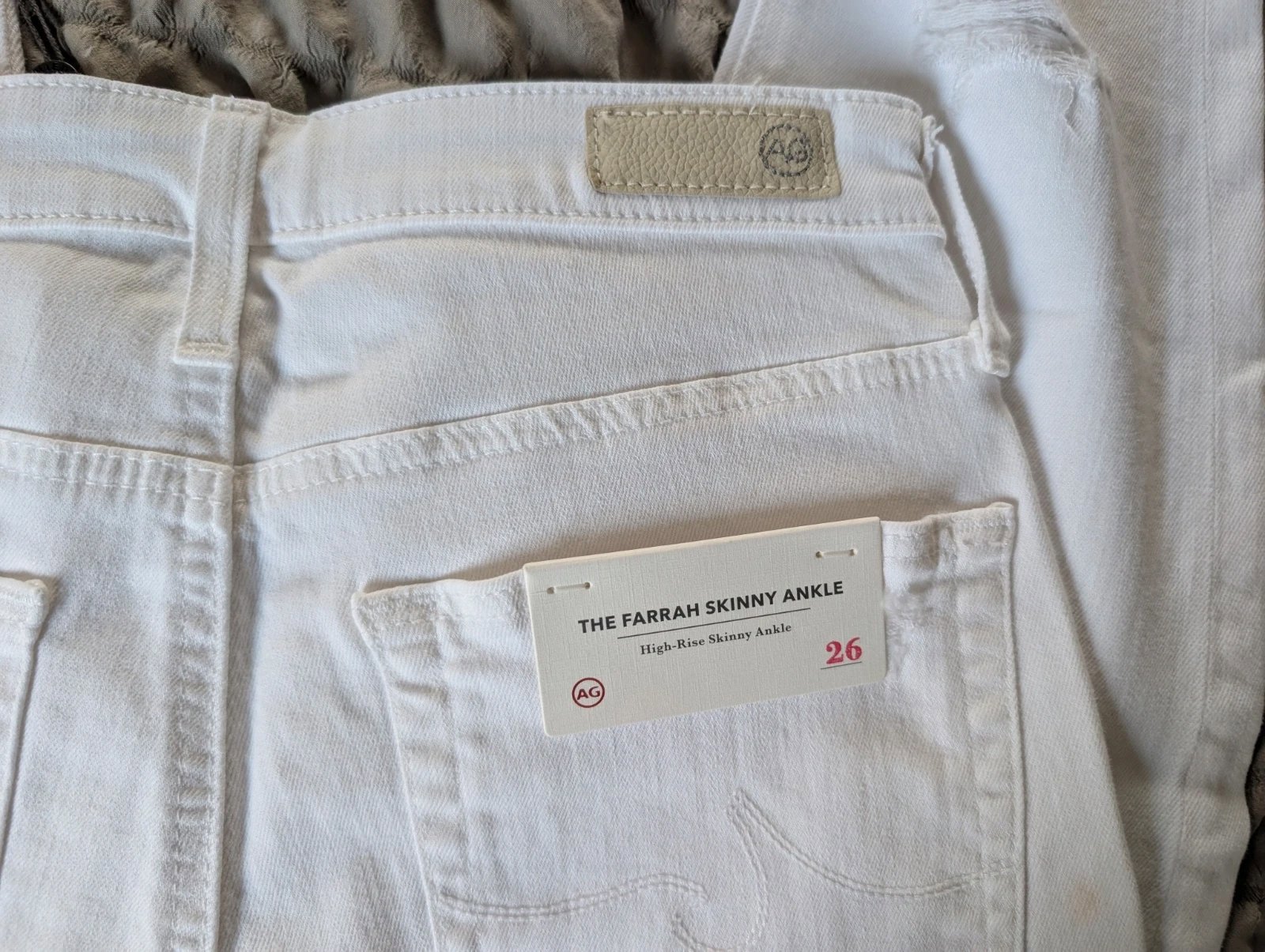 AG Designer Jeans 26w r, Adriano Goldschmied, W26 L30, New condition — preloved on SilentSale®