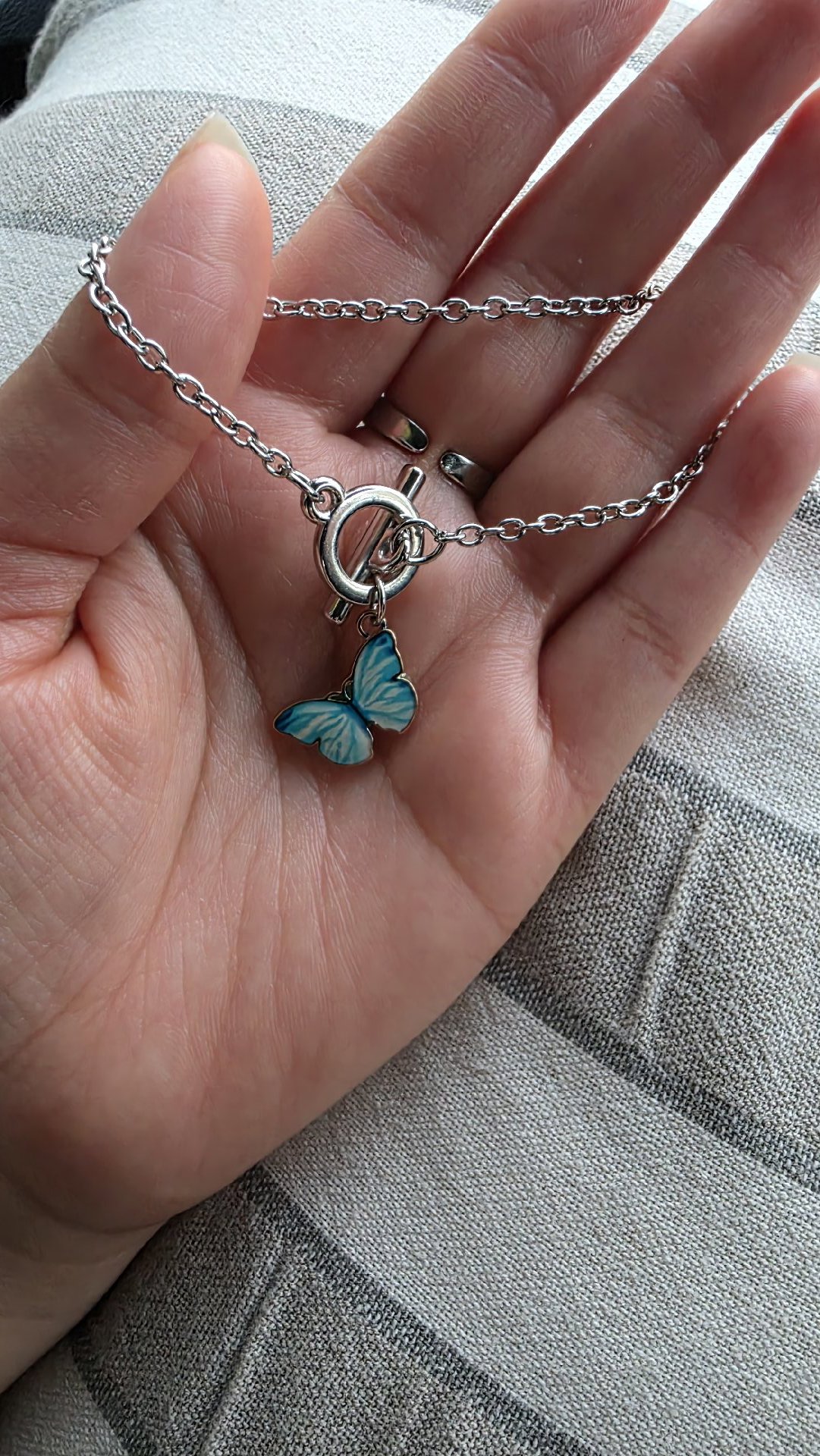 Silver color butterfly bracelet , Unbranded, One Size, New condition — preloved on SilentSale®