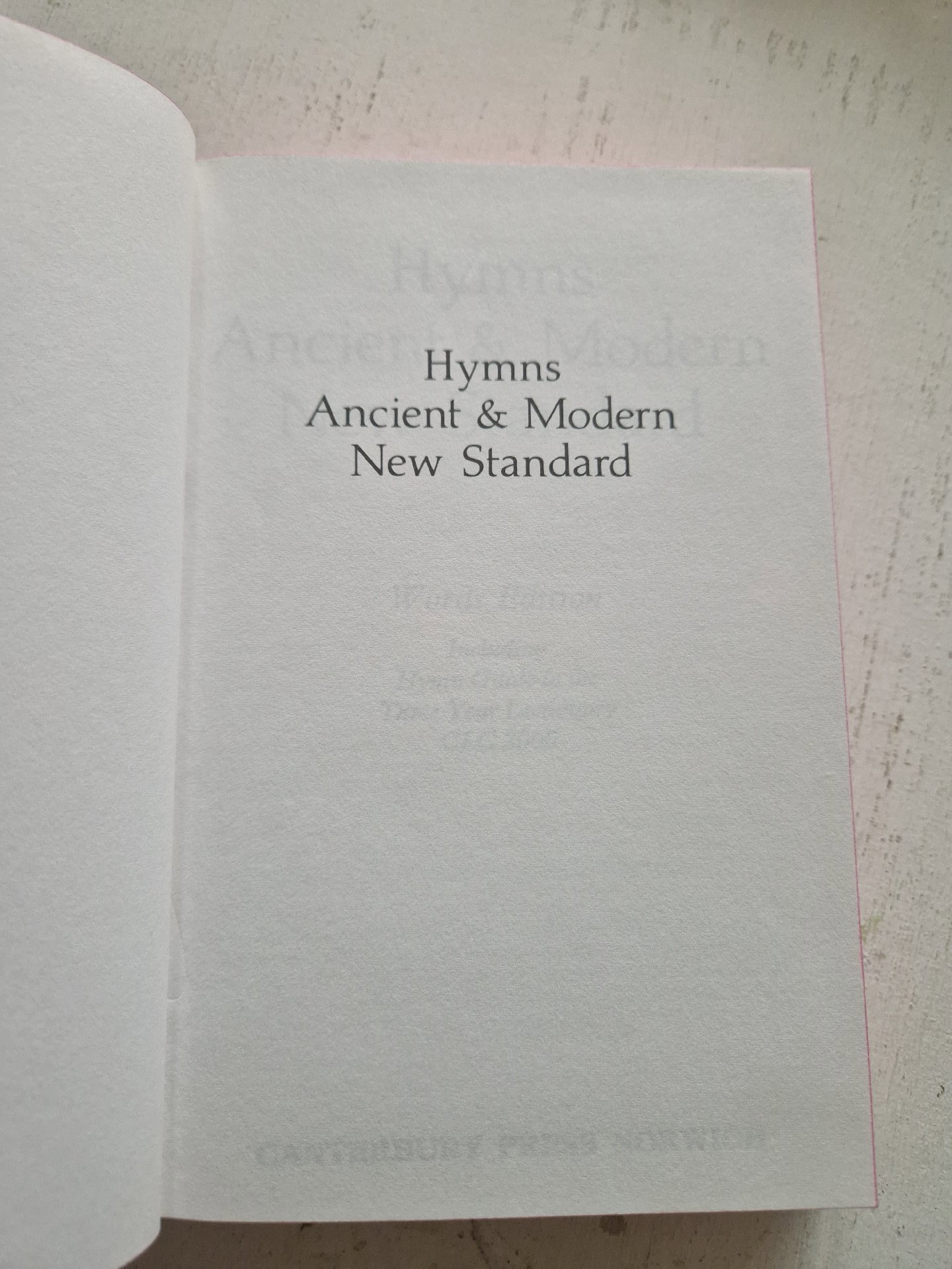 Hardcover hymnal book titled 'Hymns Ancient & Modern New Standard' published by Hymns Ancient and Modern editorial board, Unbranded, Hardback, Excellent condition — preloved on SilentSale®