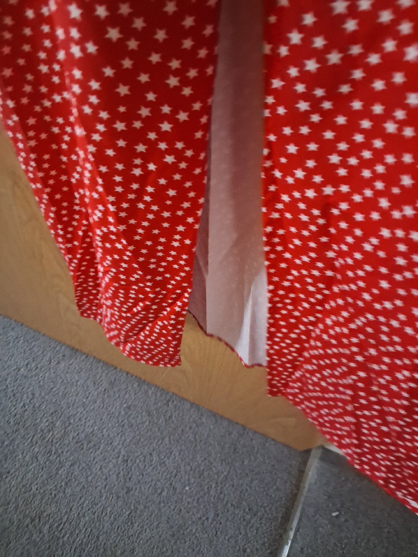 Red Star Print Maxi Dress, Unbranded, 10, Excellent condition — preloved on SilentSale®
