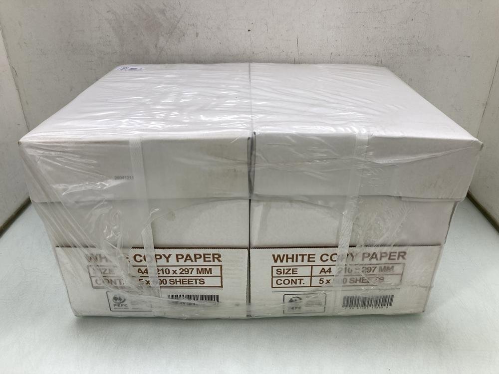 White A4 Copy Paper 5 Packs of 500 Sheets, Medulla, Large, New condition — preloved on SilentSale®