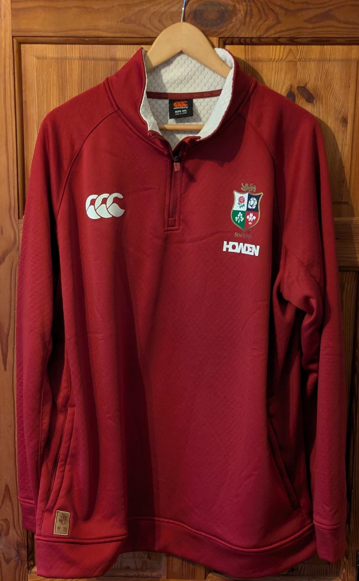 Canterbury Red British & Irish Lions Rugby Sweatshirt – XXXL, Canterbury, XXXL, Excellent condition — preloved on SilentSale®