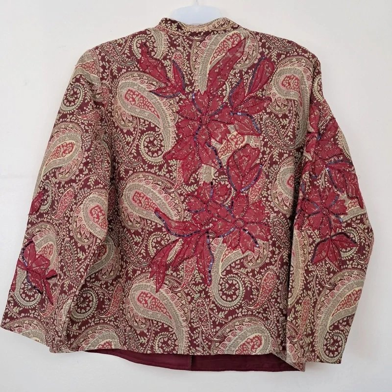 Vintage Indigo Moon Embroidered Tapestry Jacket - Plus Size 2XL, Indigo Moon, XXL / UK 24-26, Excellent condition — preloved on SilentSale®
