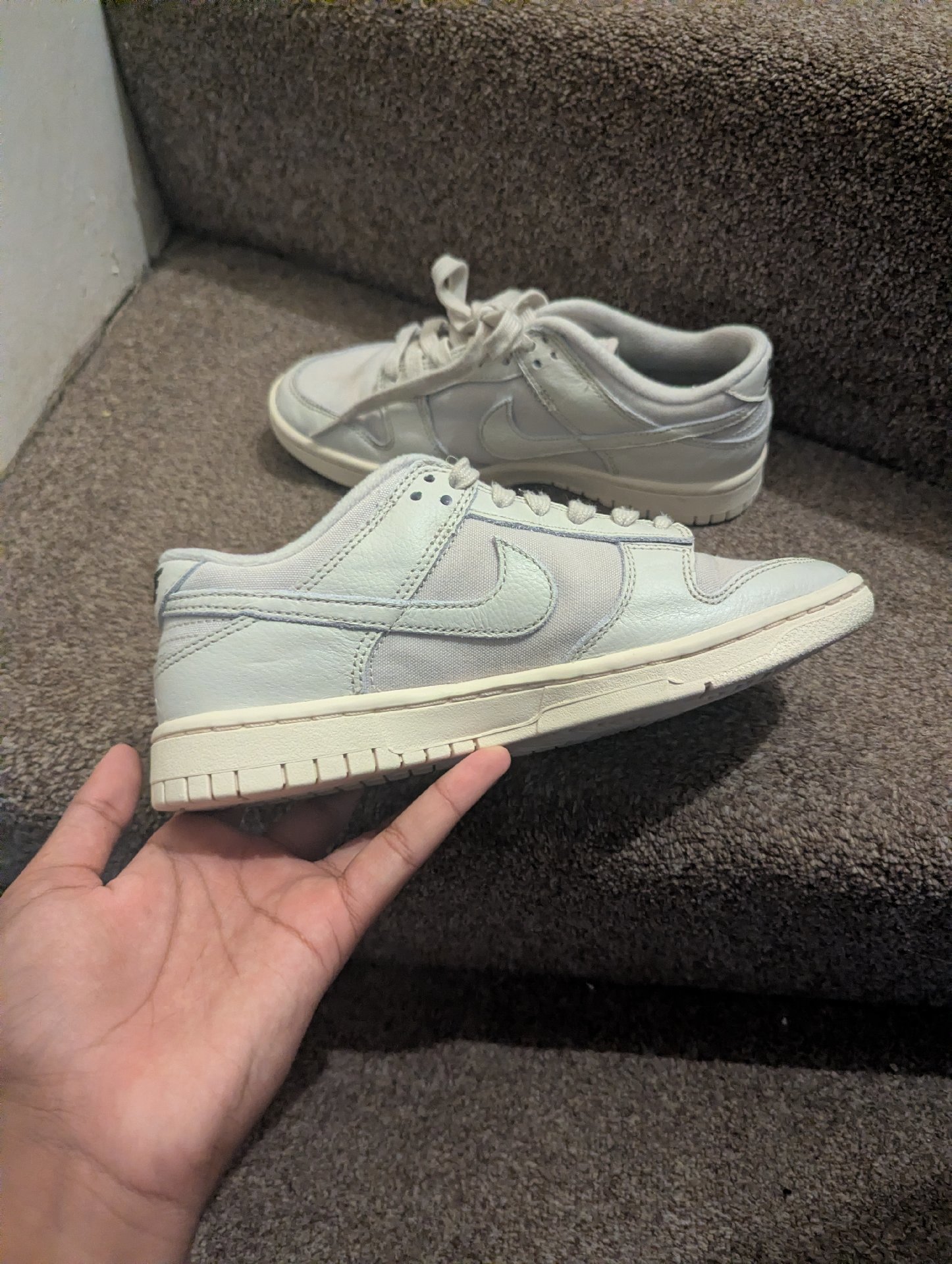Nike dunk grey  Trainers – UK 4.5, Nike, 4.5, Like New condition — preloved on SilentSale®