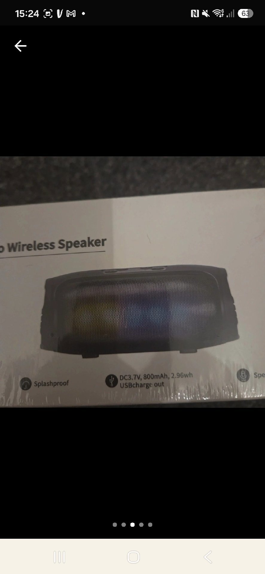 Anigaduo Wireless Speaker MINI6+RGB Splashproof, Anigaduo, One Size, New condition — preloved on SilentSale®