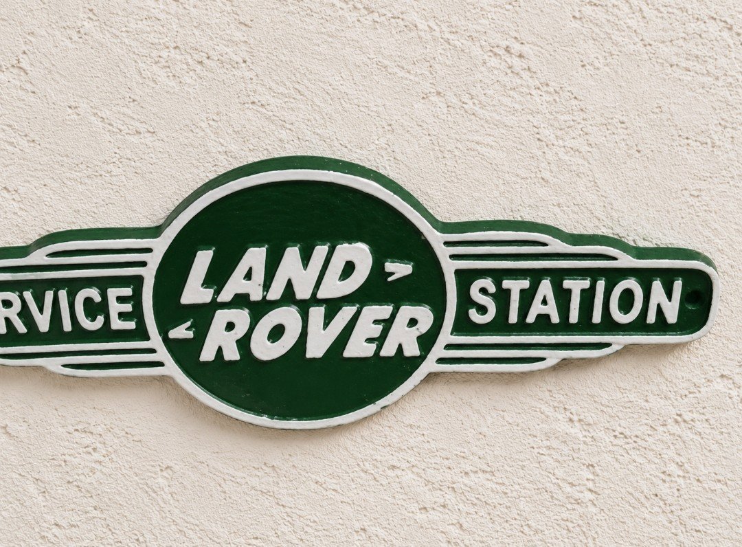 New Reproduction Land Rover Service Station Plaque - Cast Aluminium, Land Rover, Small, New condition — preloved on SilentSale®