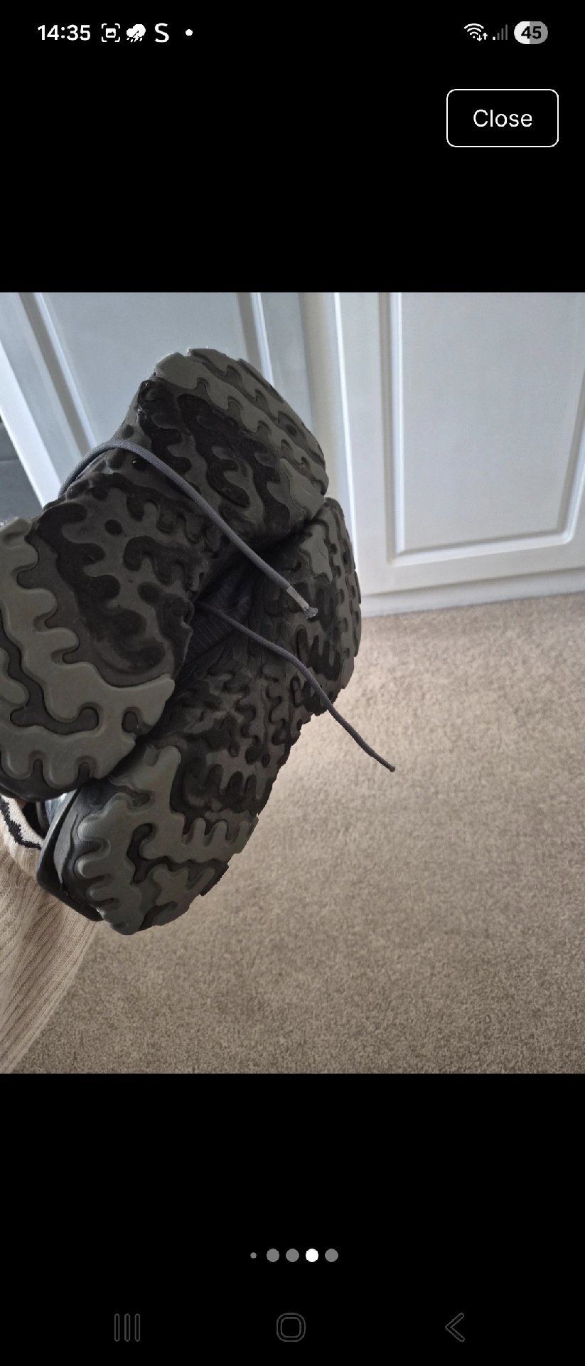 Salomon Black Trail Running Shoes, Nike, 9, Excellent condition — preloved on SilentSale®
