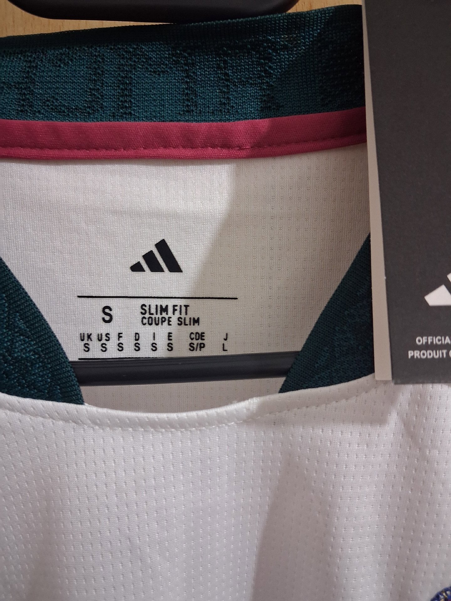 Adidas Real Madrid Football Shirt White Burgundy – Size S, Adidas, S, New condition — preloved on SilentSale®