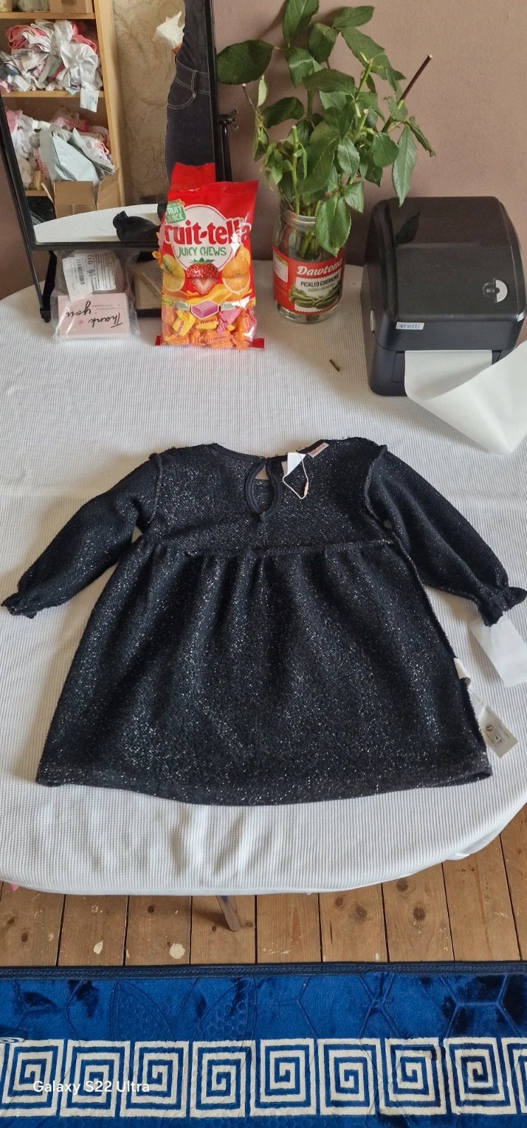 Girls dress, Zara, 9-12 months / 74 cm, New condition — preloved on SilentSale®