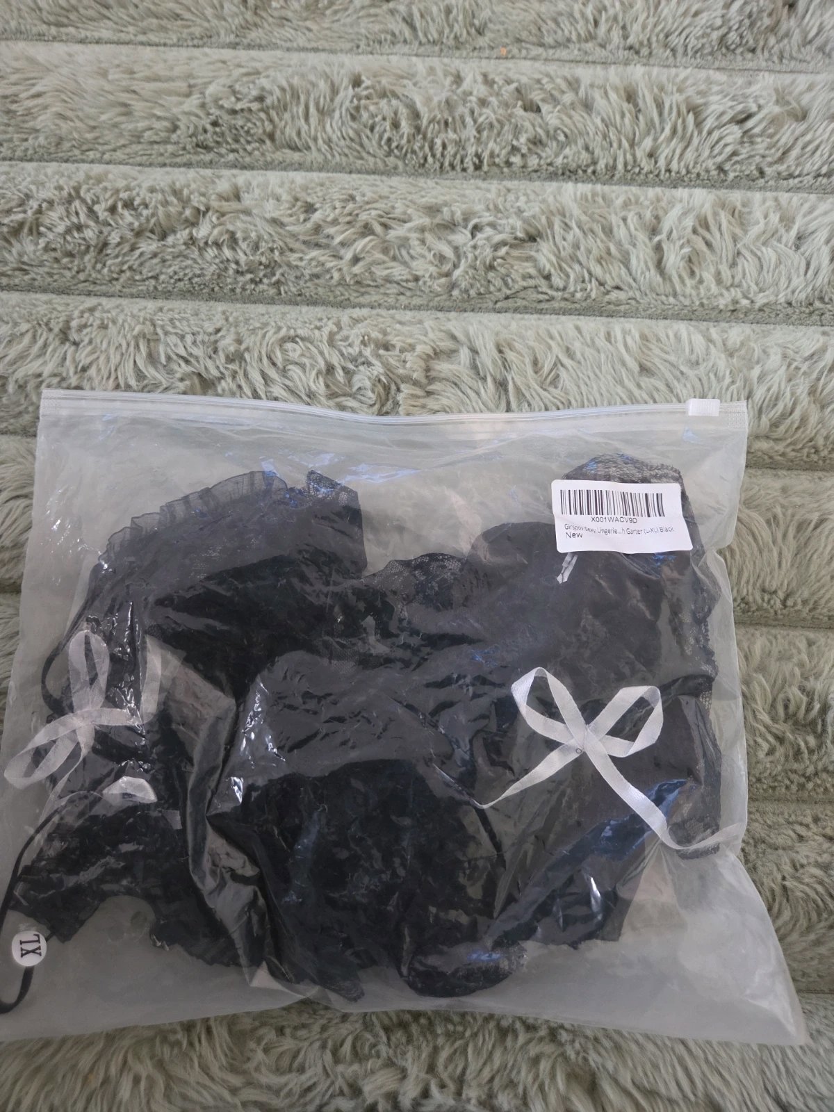 Black Lace Sexy Lingerie Set, Amazon Essentials, L, New condition — preloved on SilentSale®