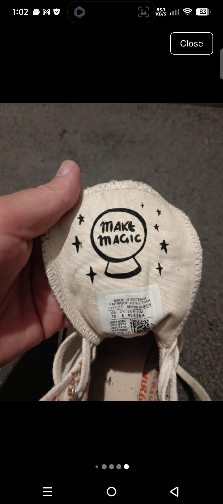 Converse Chuck Taylor All Star Zodiac Print High Top Trainers, Converse, 8, Good condition — preloved on SilentSale®