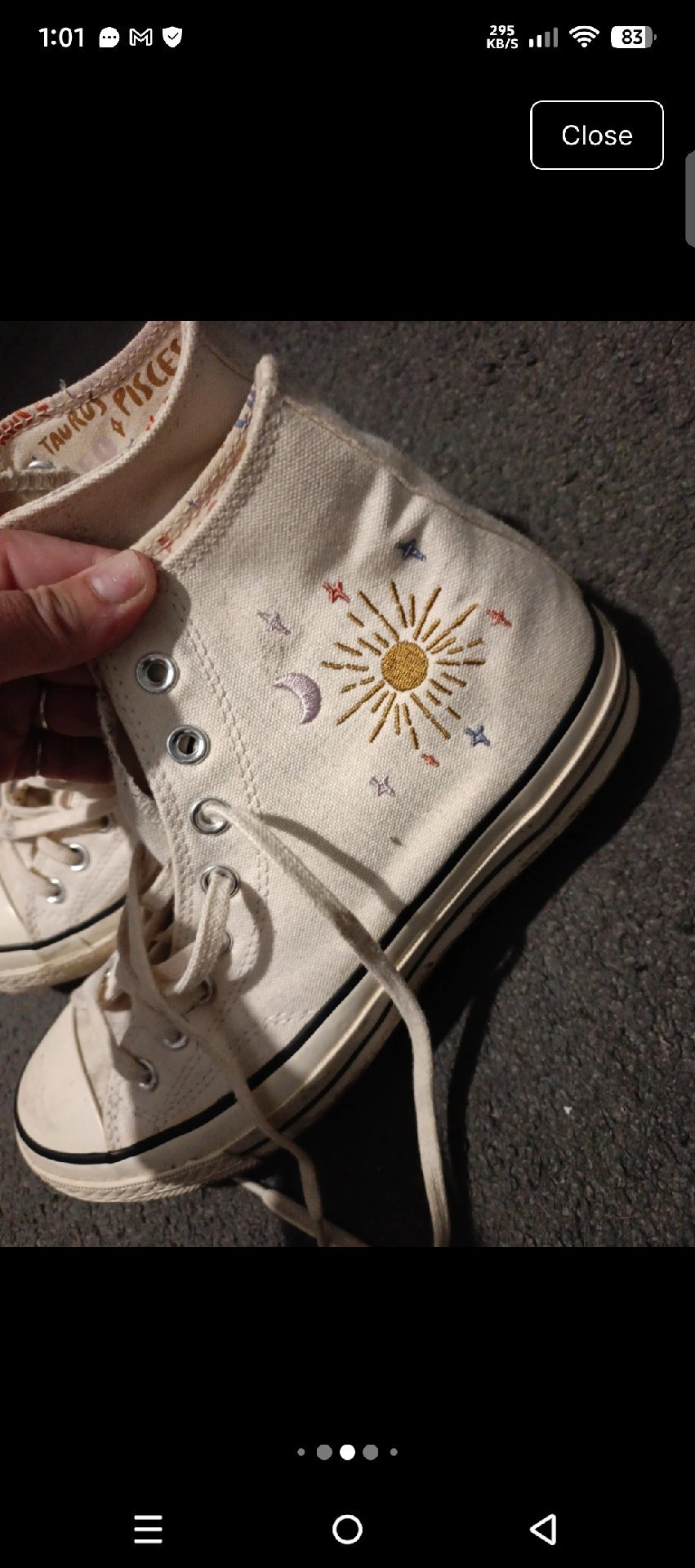 Converse Chuck Taylor All Star Zodiac Print High Top Trainers, Converse, 8, Good condition — preloved on SilentSale®