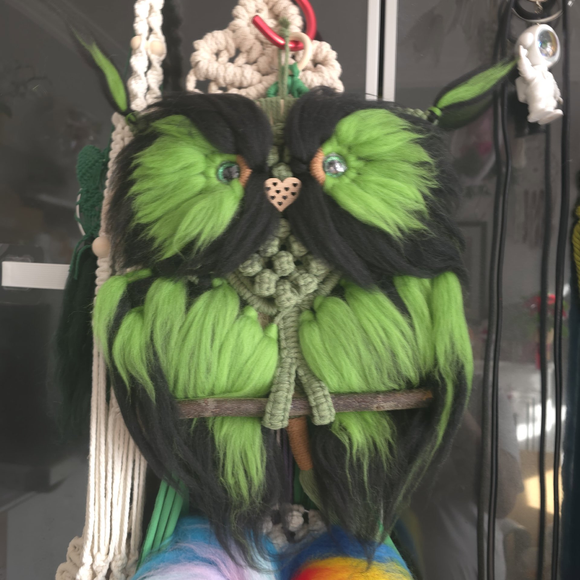 Macrame owl, Handmade, One Size, New condition — preloved on SilentSale®